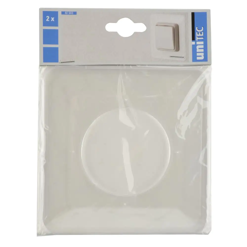 Tapetenschoner 1-fach transparent 2x