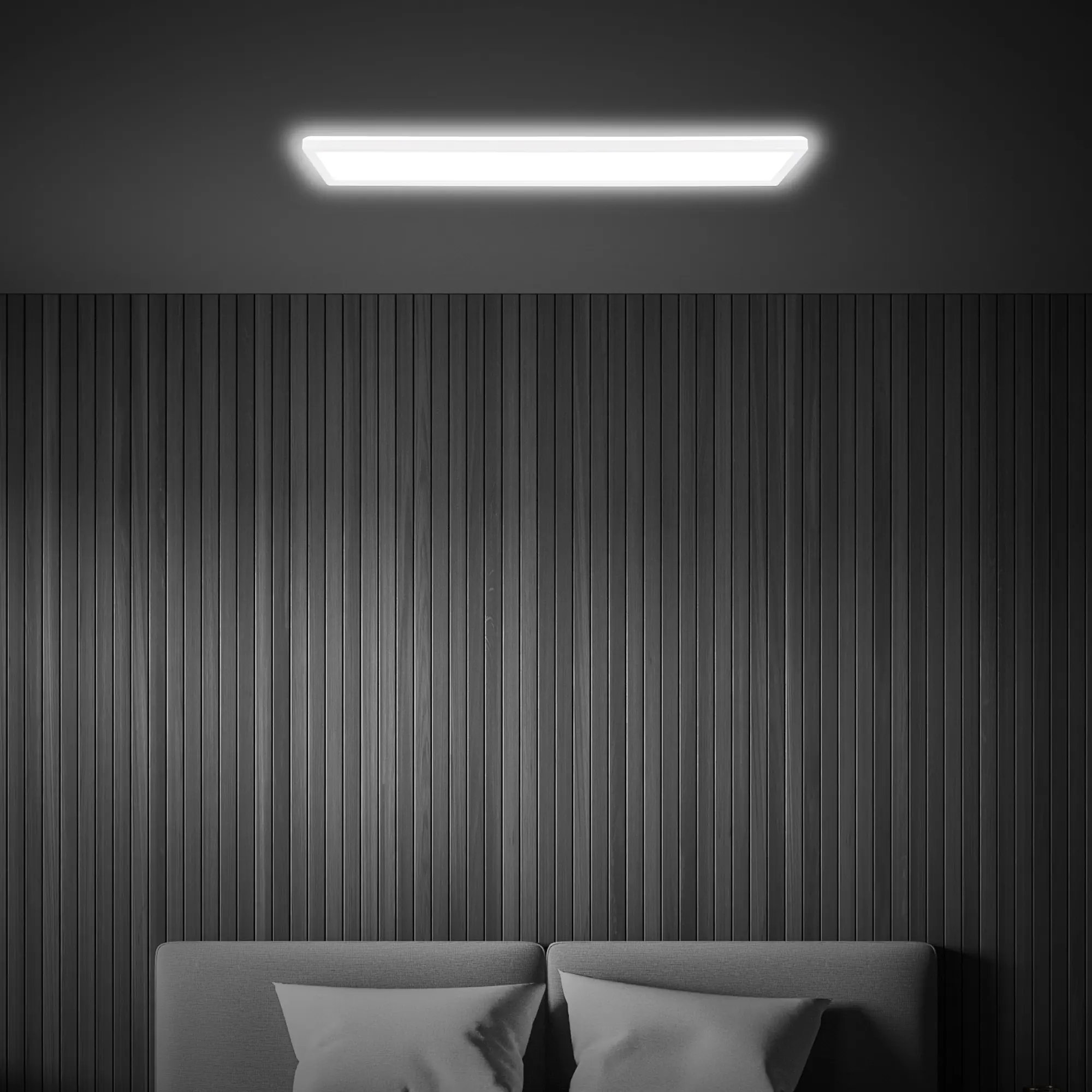 Briloner LED Panel Tava 36W 98x20x3 cm weiß neutralweiß dimmbar