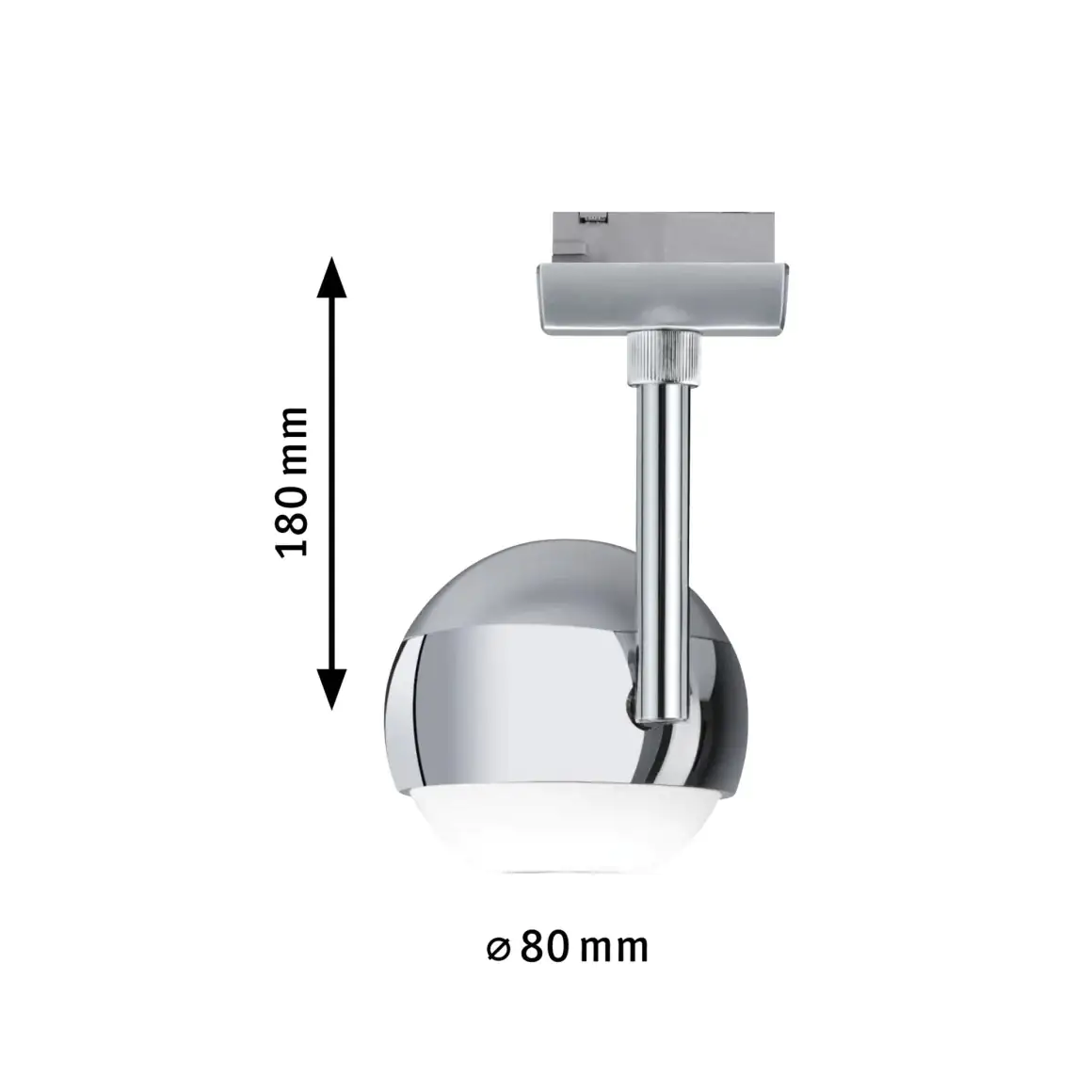 Paulmann URail LED Einzelspot Capsule II chrom matt chrom 8 cm 6 W