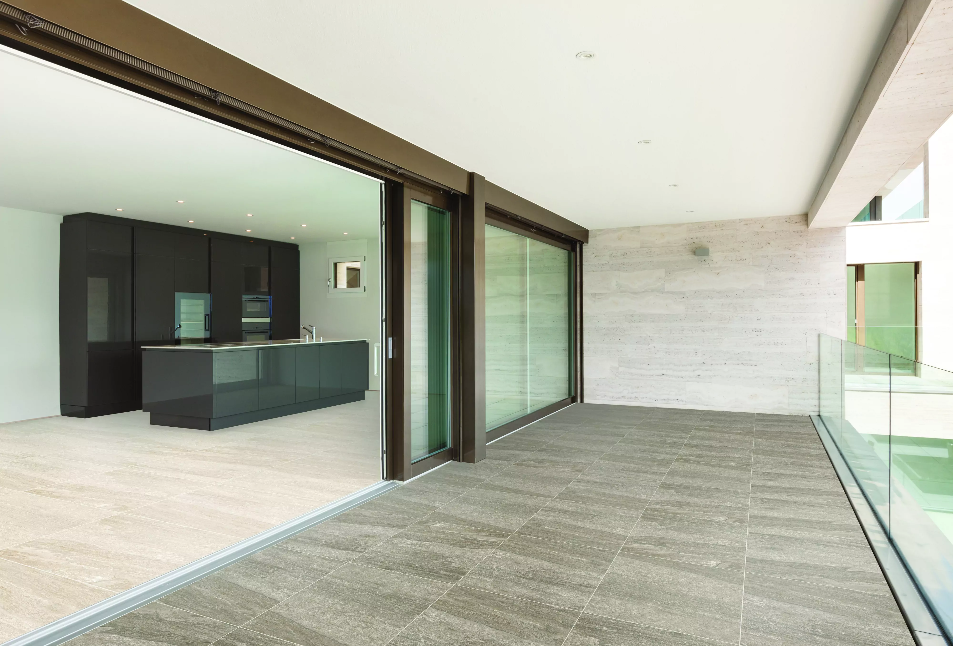 Terrassenplatte Lava Stone 60 x 60 x 2 cm grau