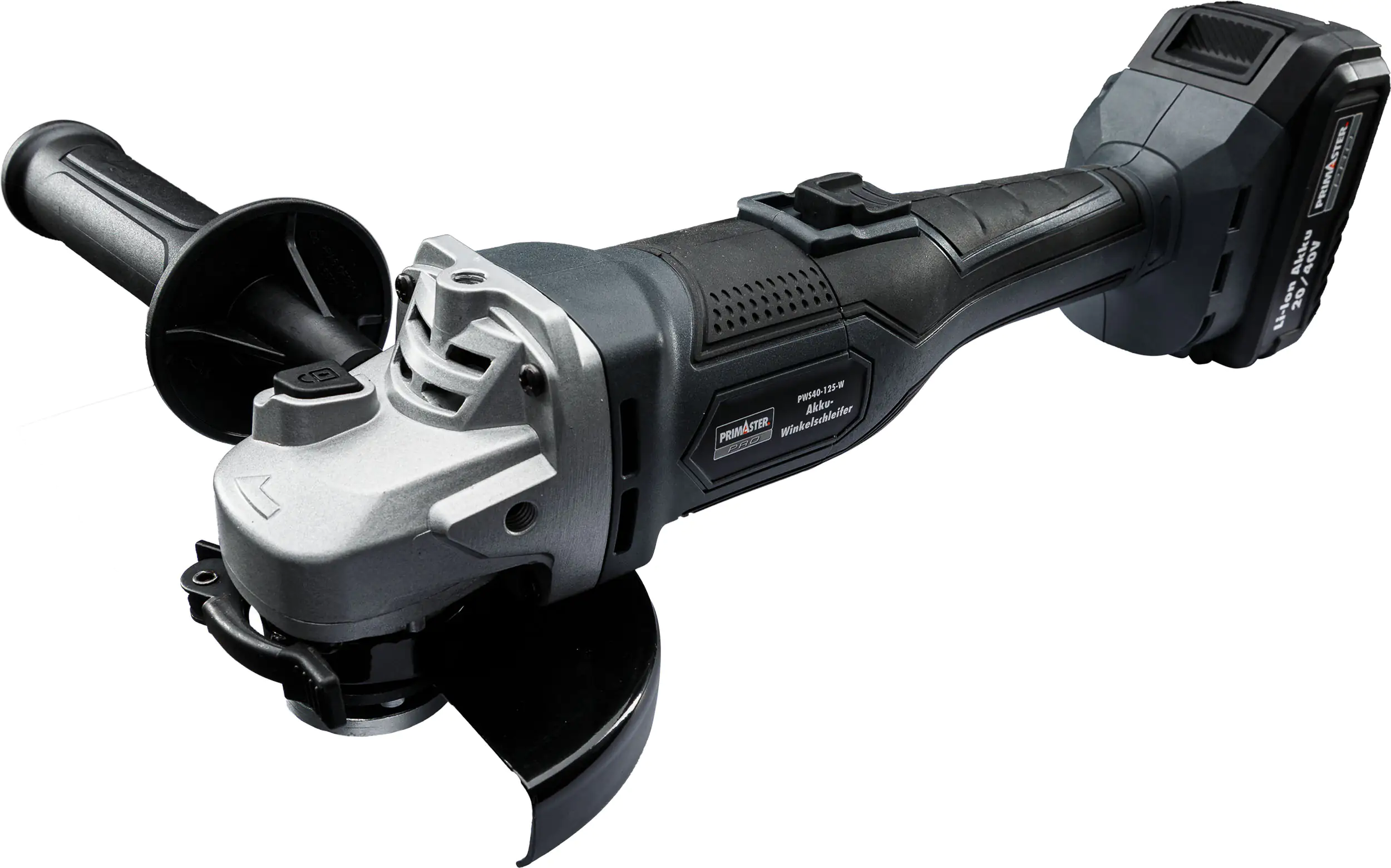 Primaster Pro Akku-Winkelschleifer PWS40-125W 40 V Solo