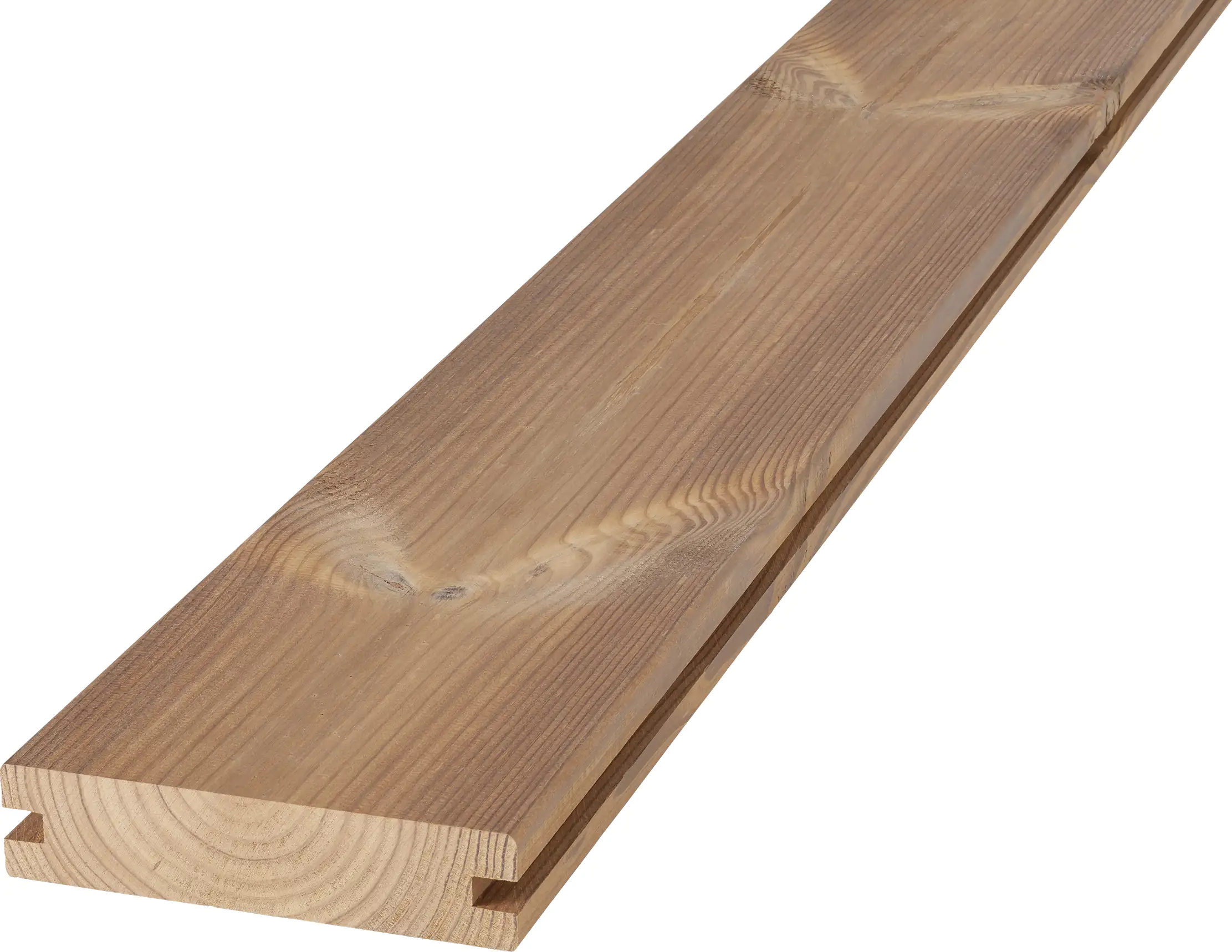 Terrassendiele Kiefer 300 x 11,7 x 2,6 cm glatt/glatt thermisch modifiziert