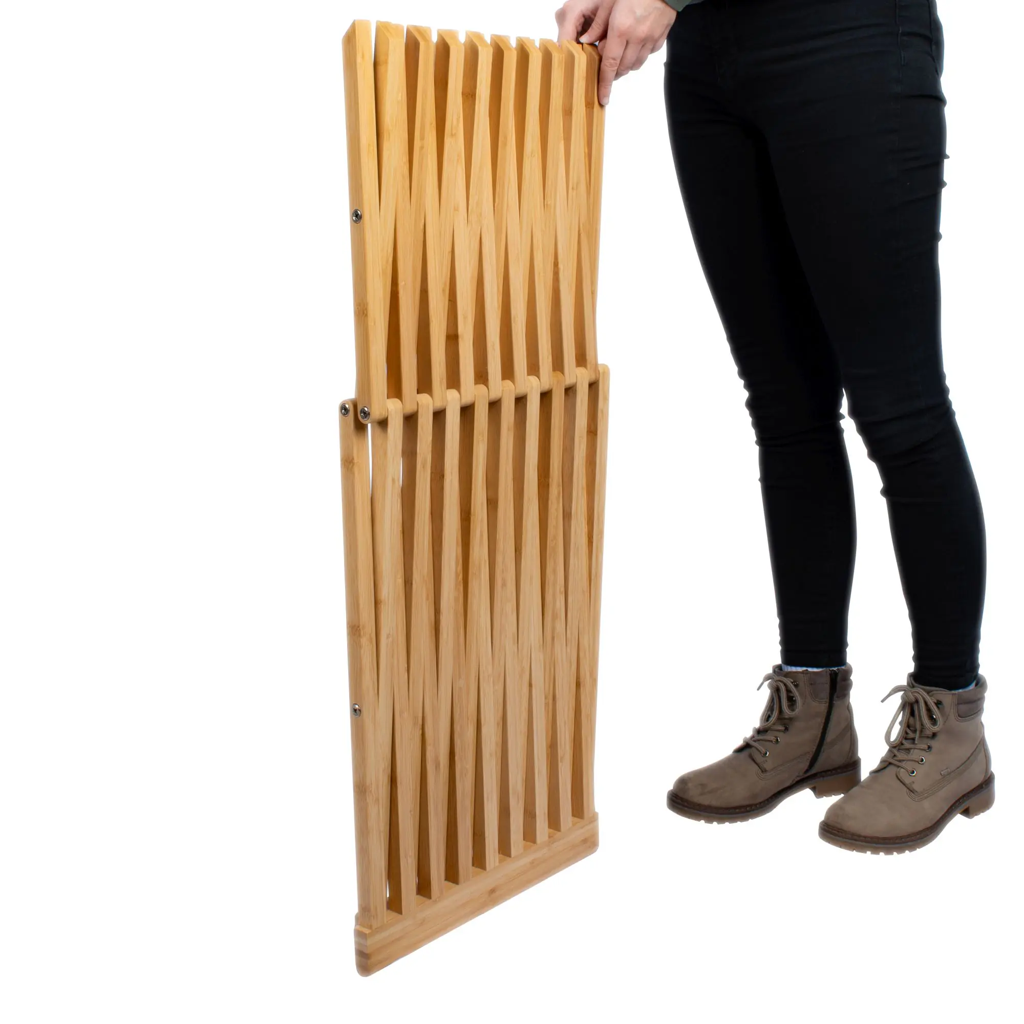Schulte Badhocker aus Bambus klappbar 39 x 38 x 44 cm
