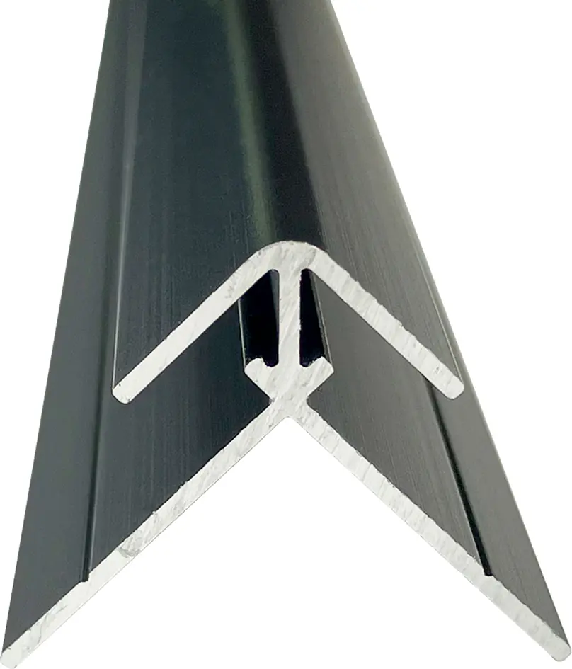 Wetwall Profil Innenecke 244 cm schwarz matt