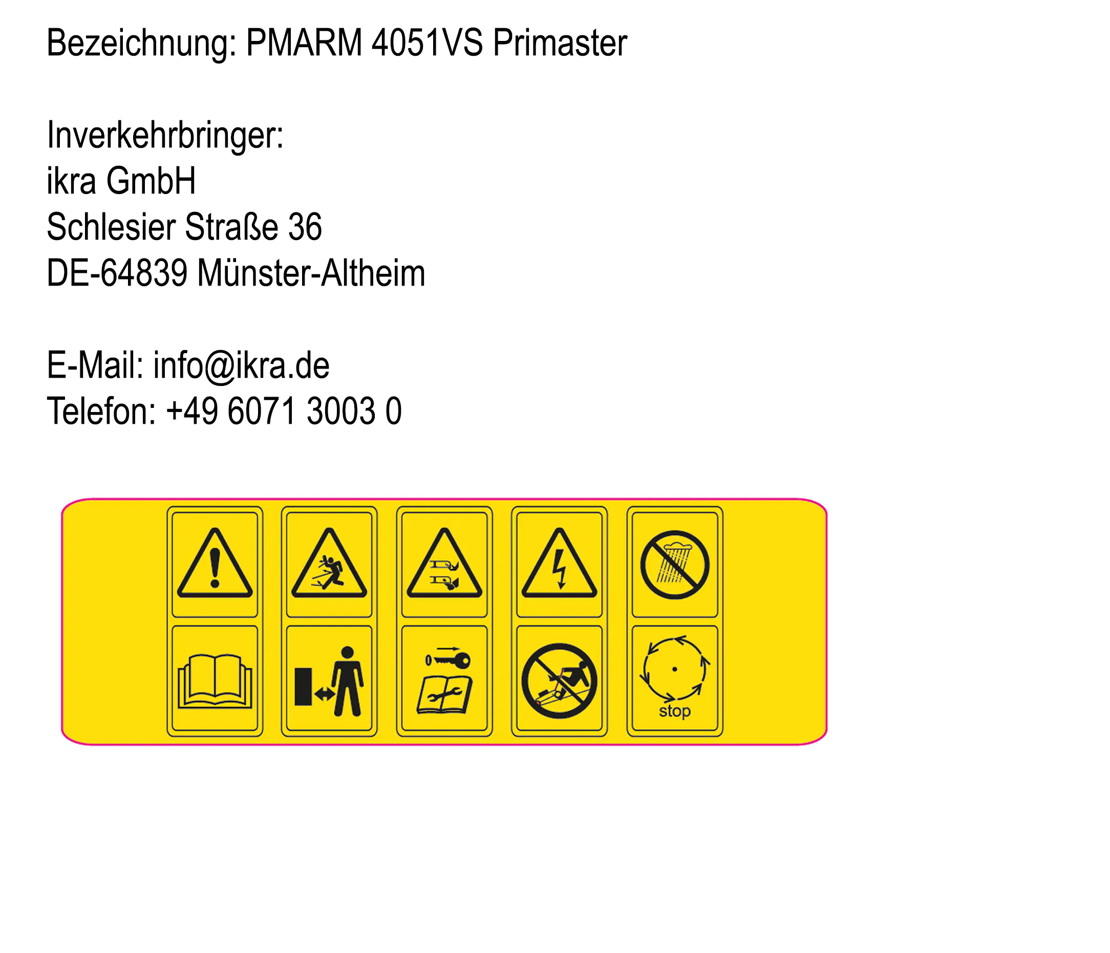 Primaster Akku-Rasenmäher PMARM 4051 VS 40 V 50 cm Schnittbreite inkl. Akku und Ladegerät