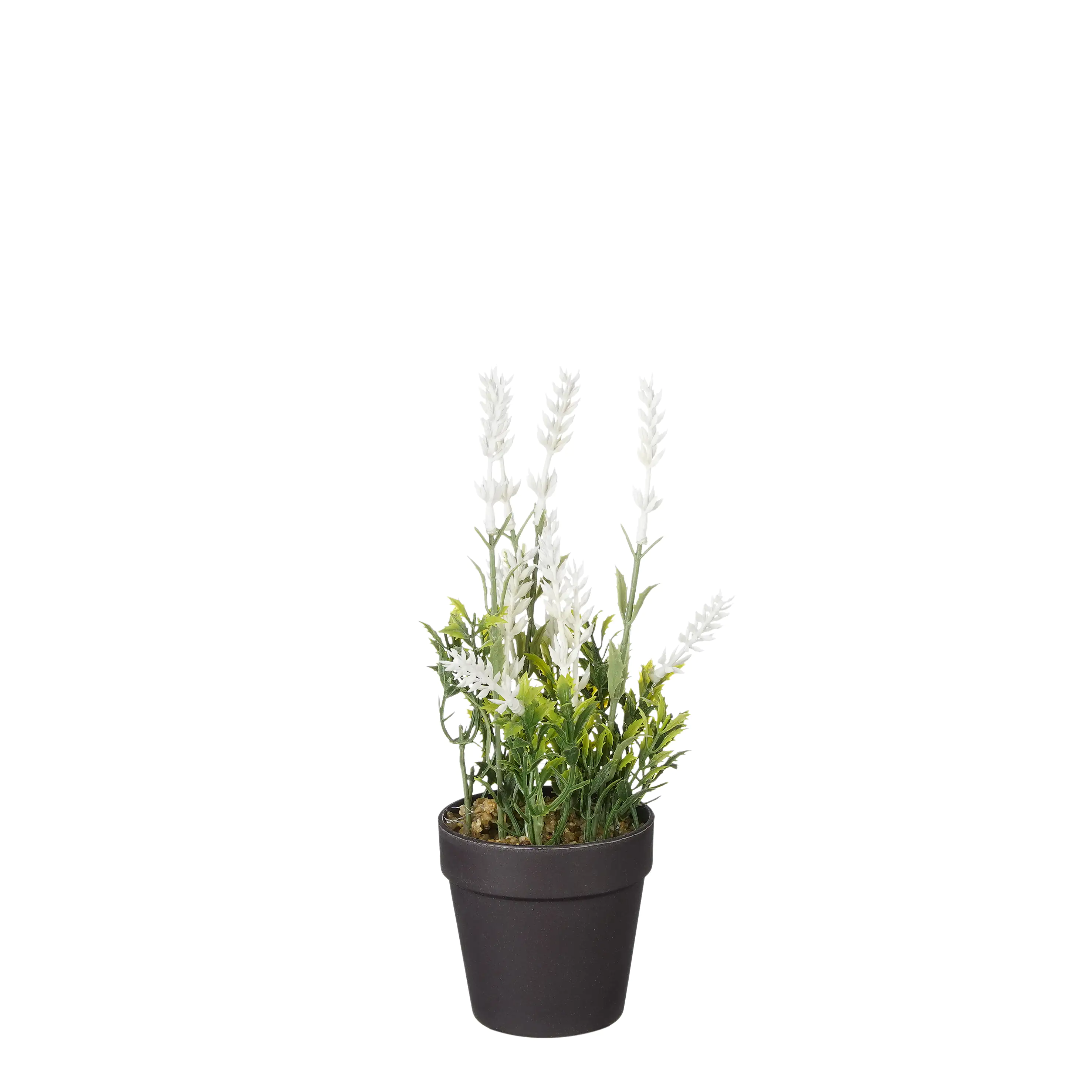 Mica künstlicher Lavendel im Topf weiß 24 x 10 cm