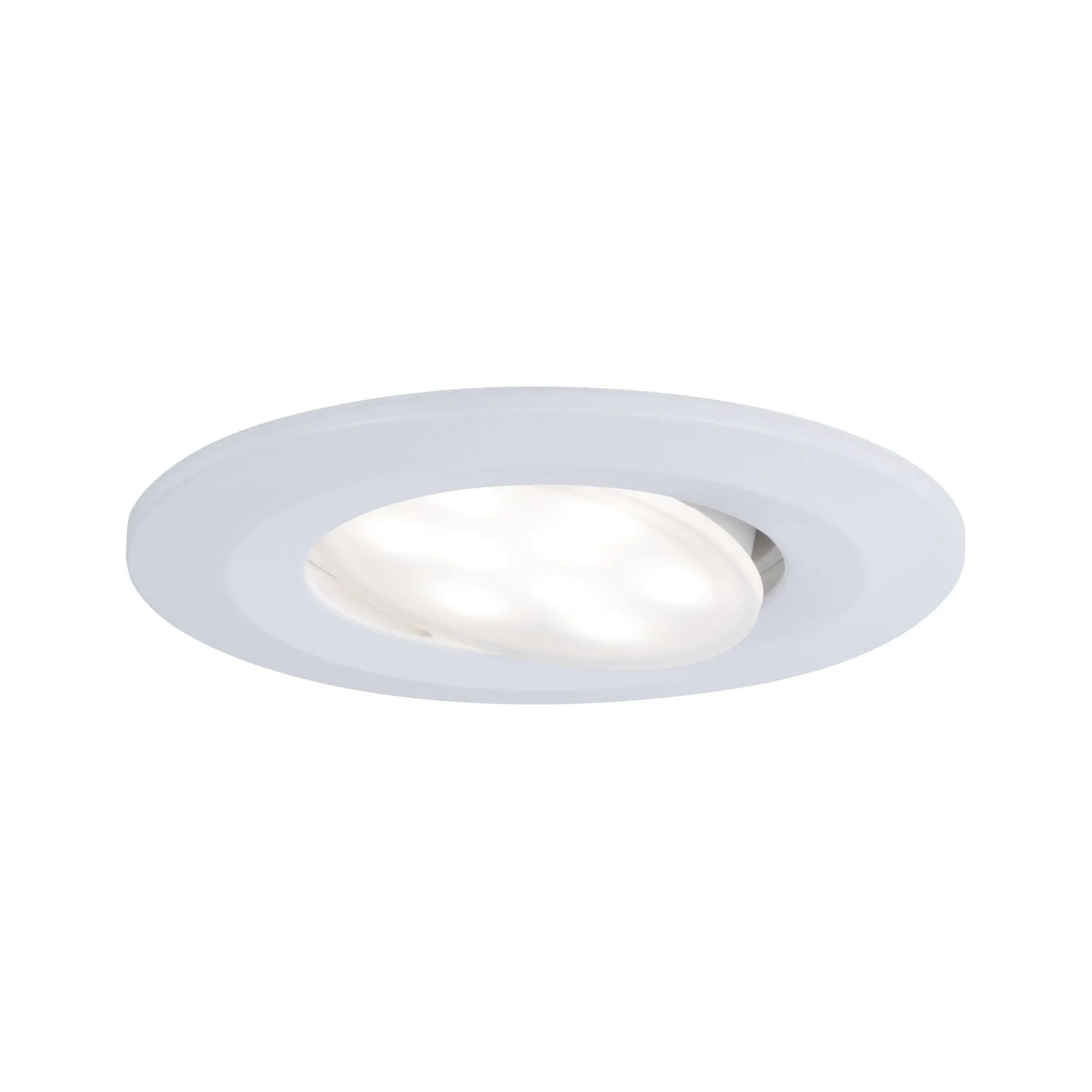 Paulmann LED-Einbauleuchte Calla Ø 9 cm neutralweiß weiß matt 10er Set