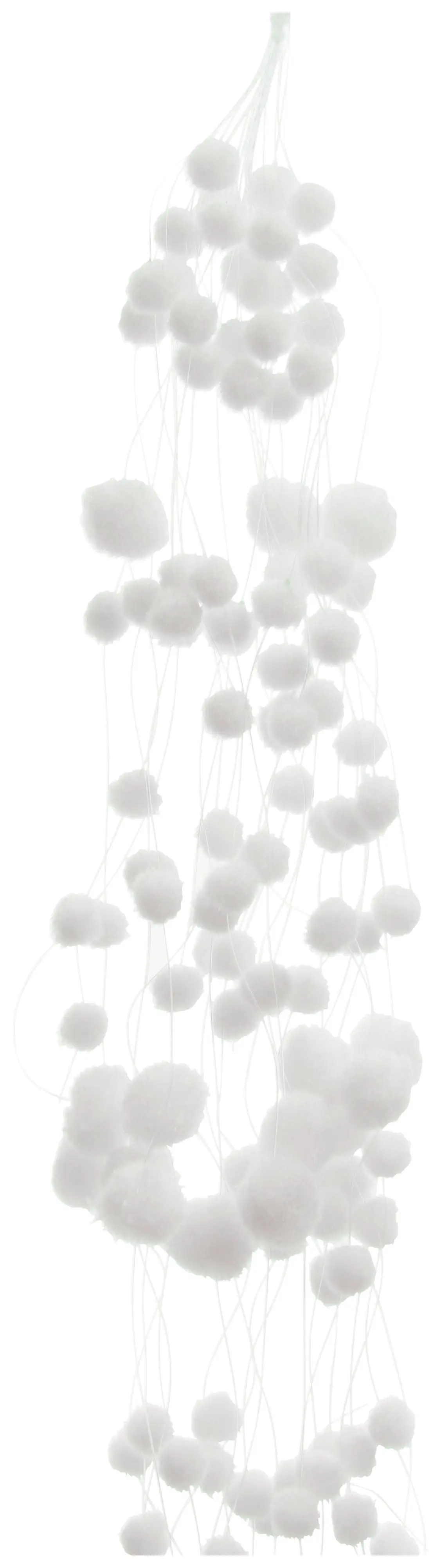 Kaemingk Schneeballgirlande weiß 78 cm