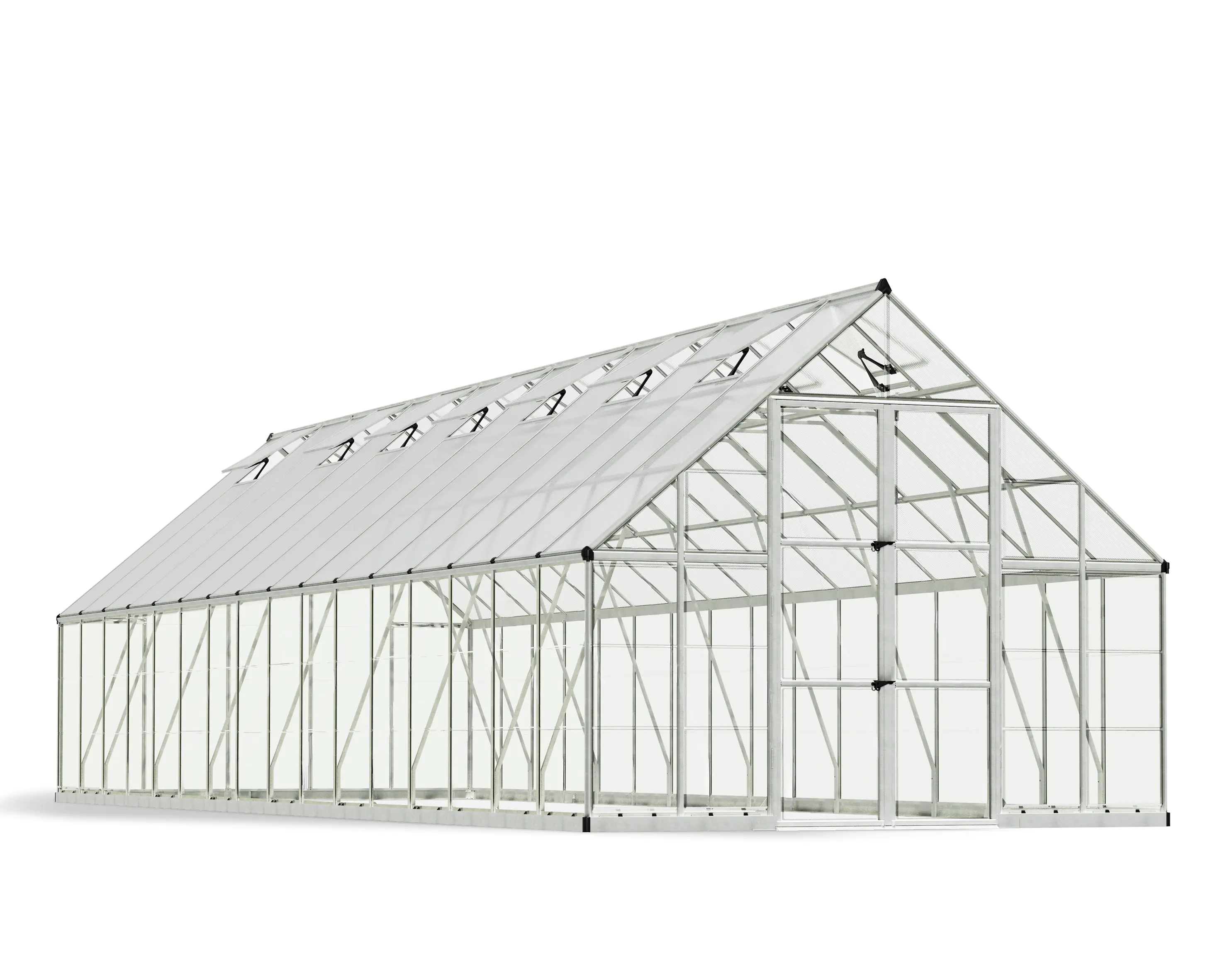 Canopia Gewächshaus Balance Alu silber 964 x 304 cm