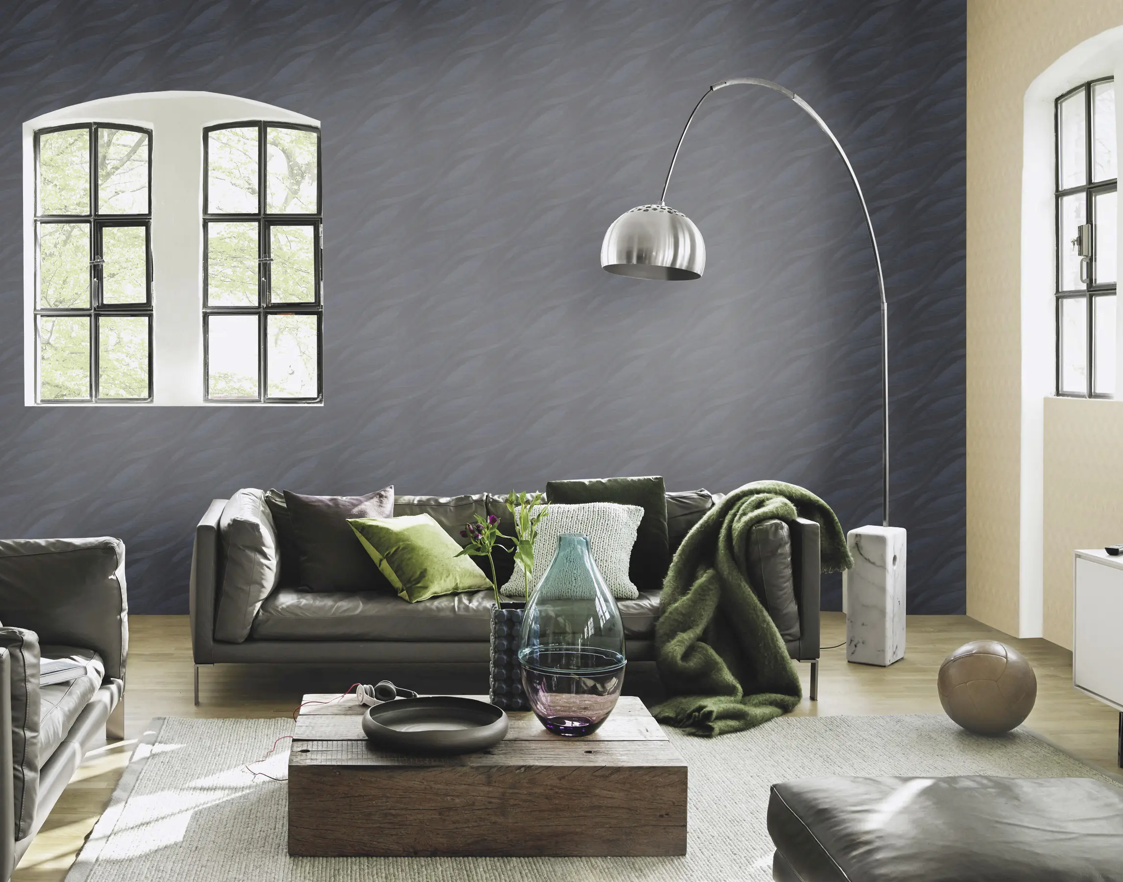 Rasch Vliestapete Muster Grafik Sky Lounge gold 10,05 x 0,53 m