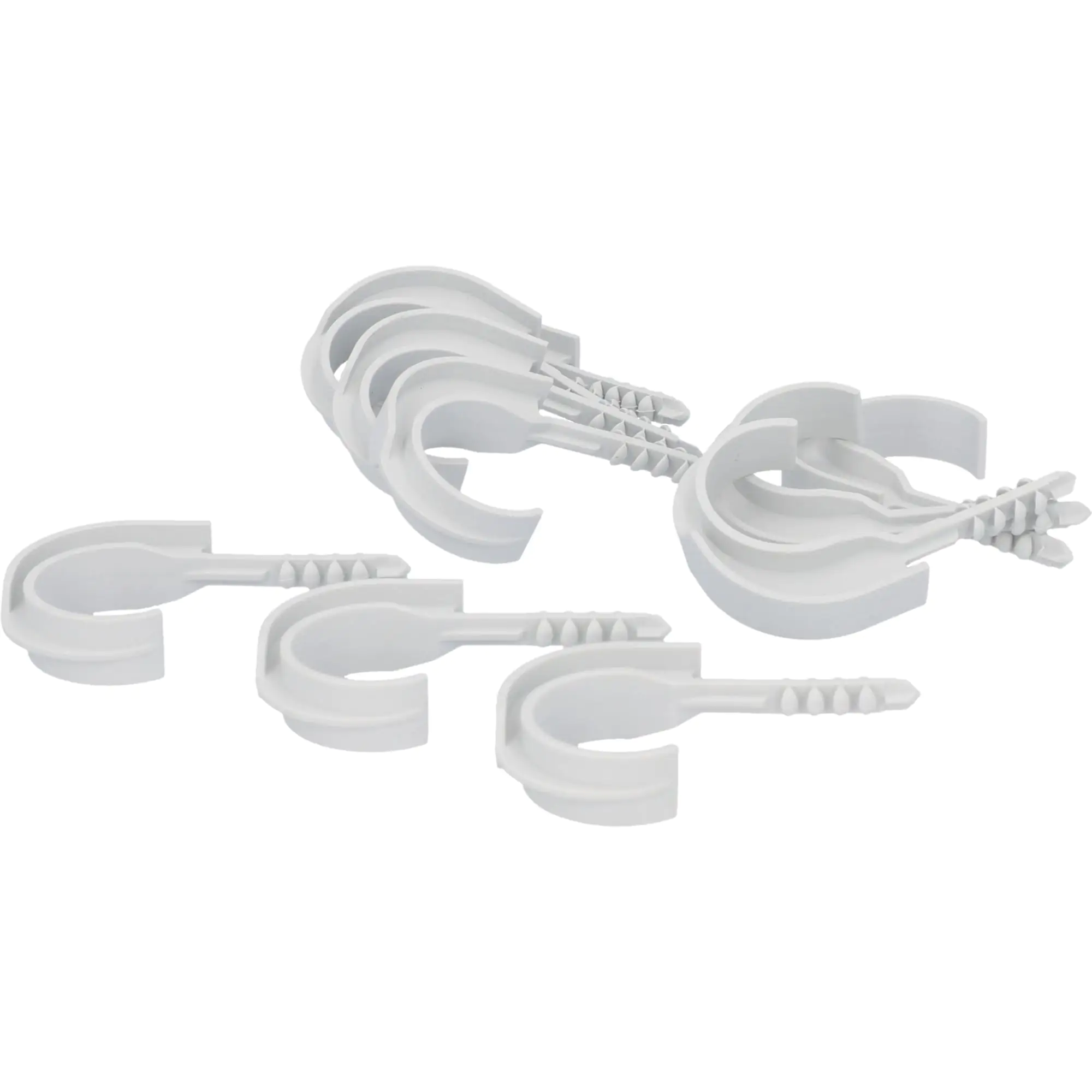 Einzelsteckschelle 25-32mm weiß 10x