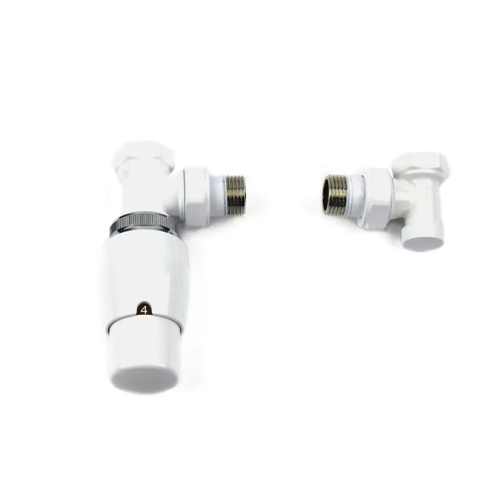 Ximax Heizkörperthermostat-Set Elegant Durchgangs-Ausführung 16 mm weiß