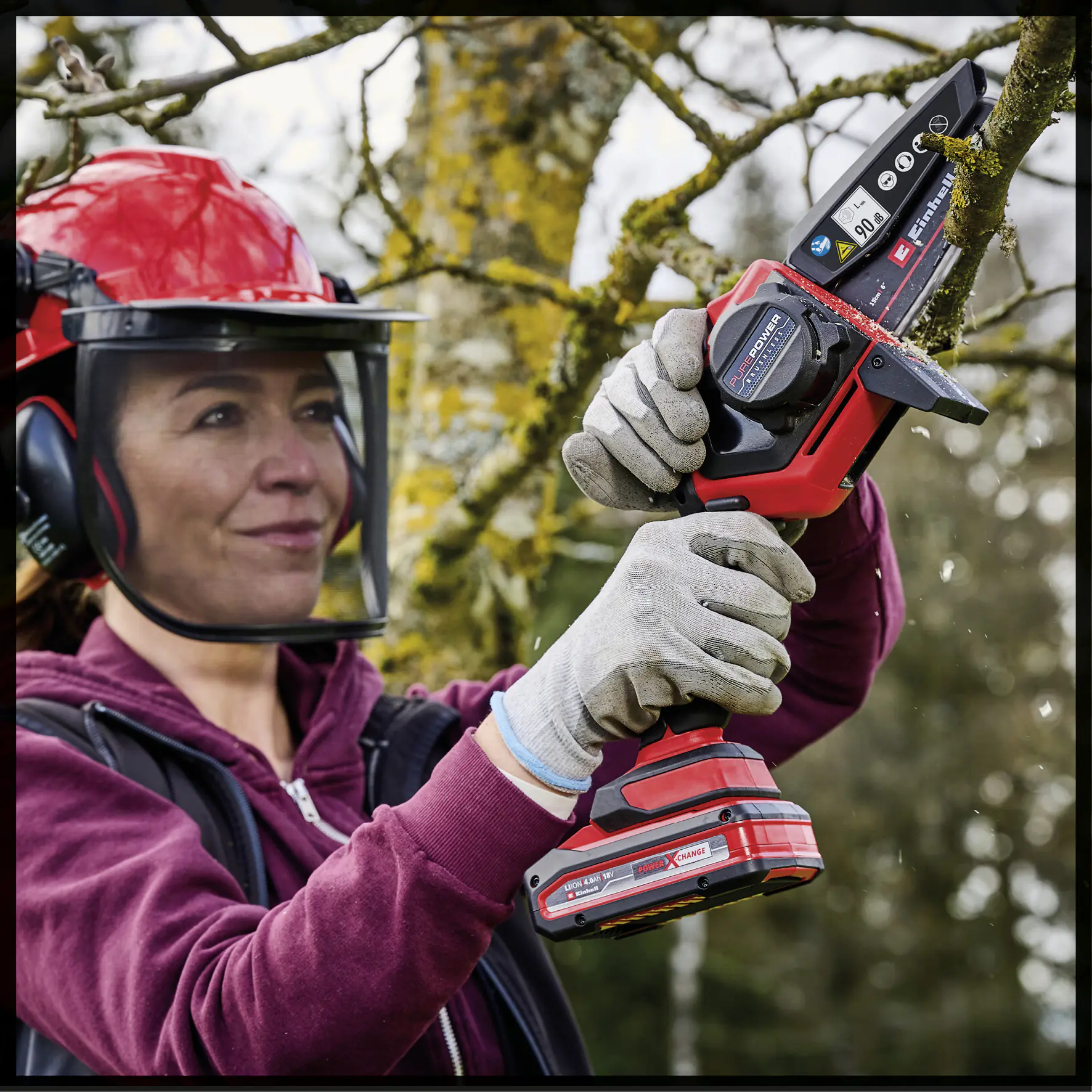 Einhell Akku Gehölzschneider GE-PS 18/15 Li BL-Solo 12,5 cm Schnittlänge