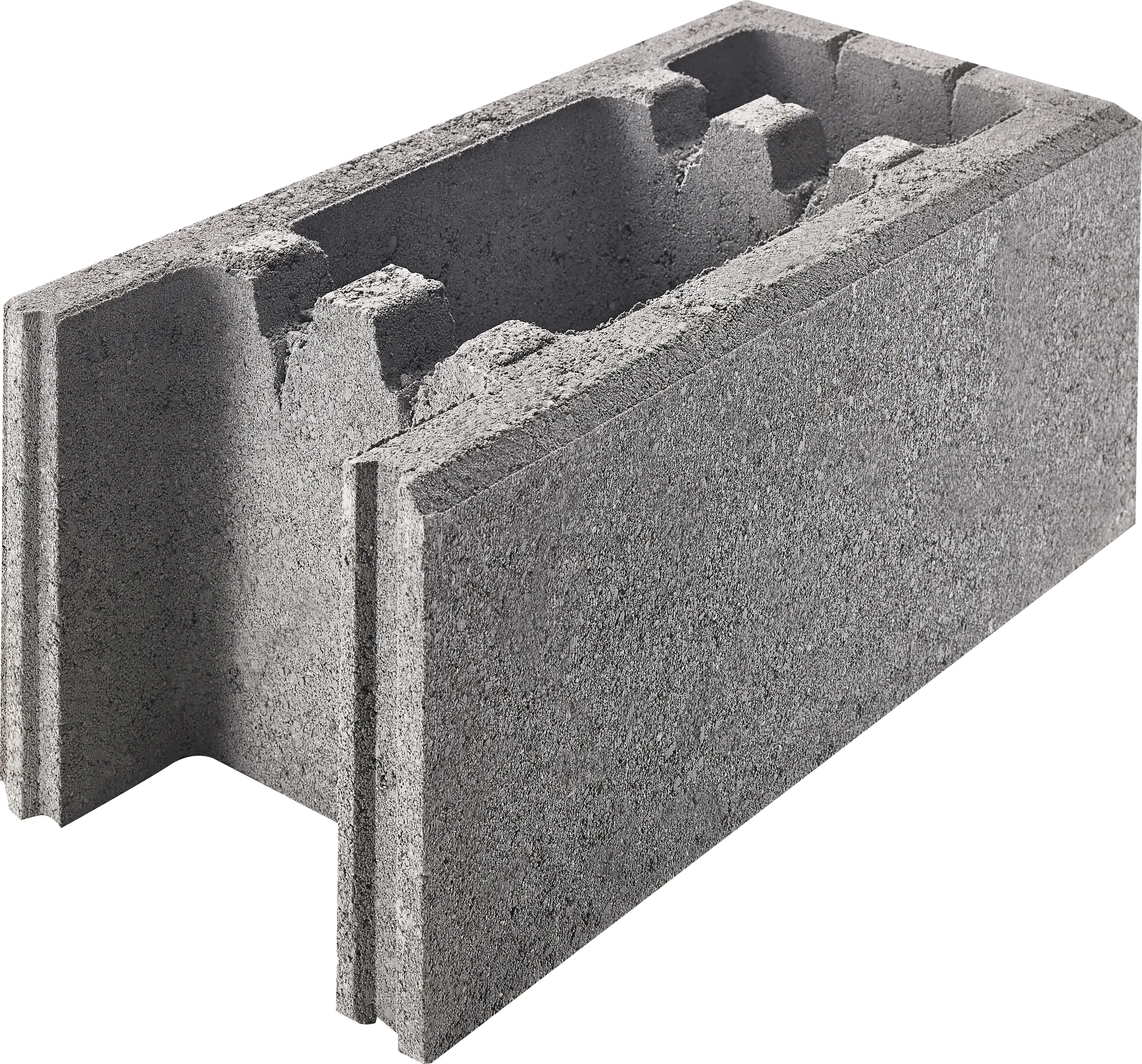 Schalungsstein Eck- & Endstein 49 x 24 x 20 cm grau