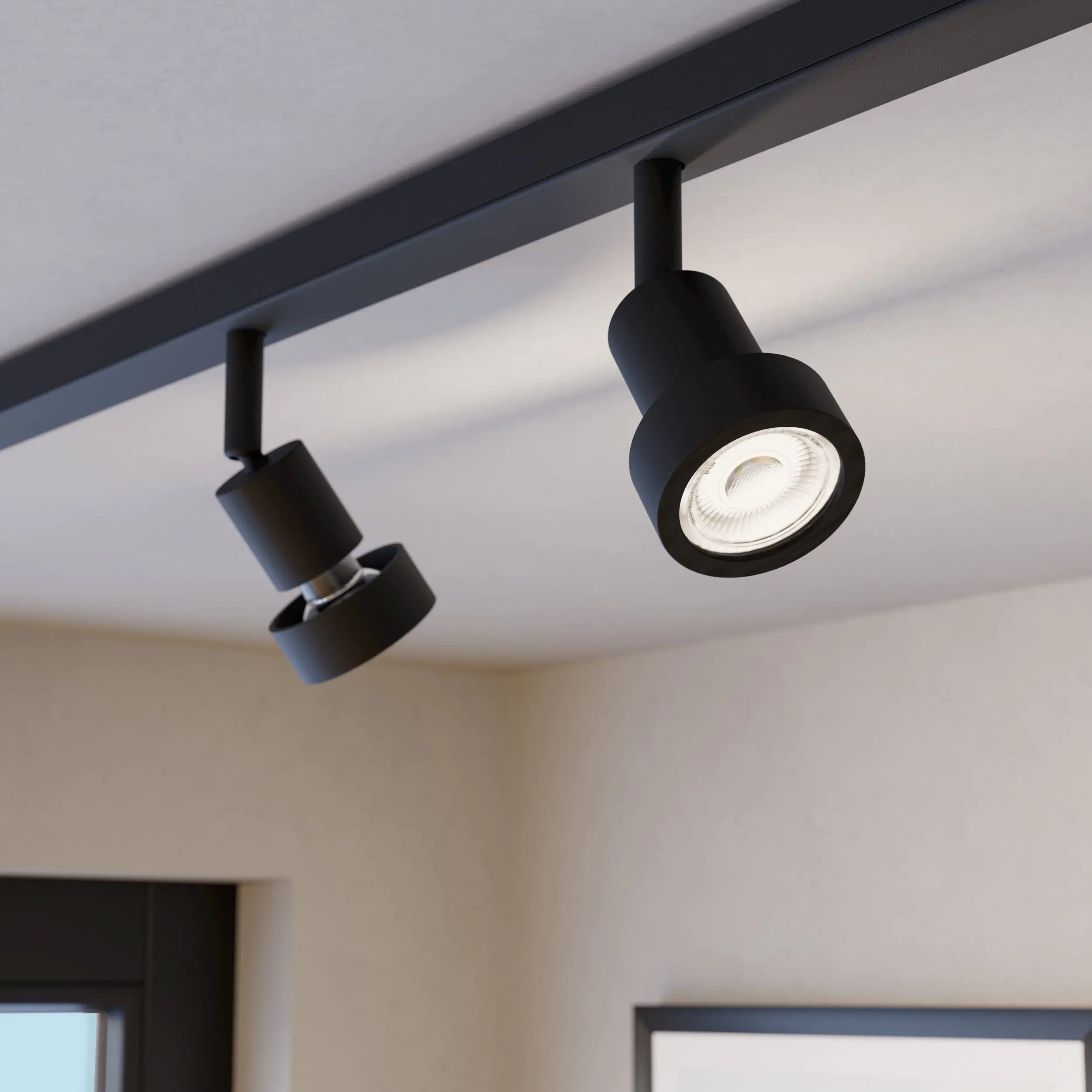 Eglo LED Spot Ring EasyT GU10, 1x35W, Kunststoff, schwarz