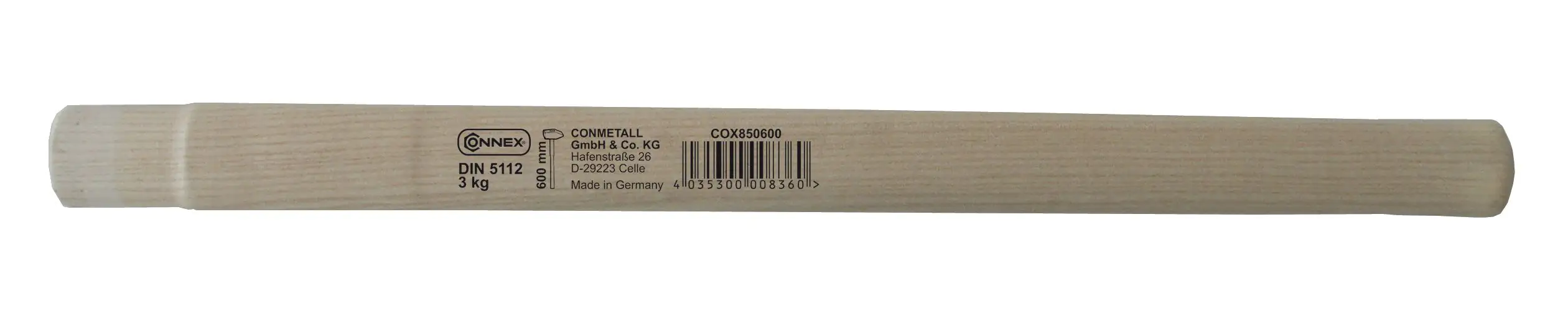 Connex Ersatzstiel für Vorschlaghammer COX850600 für 3000 g