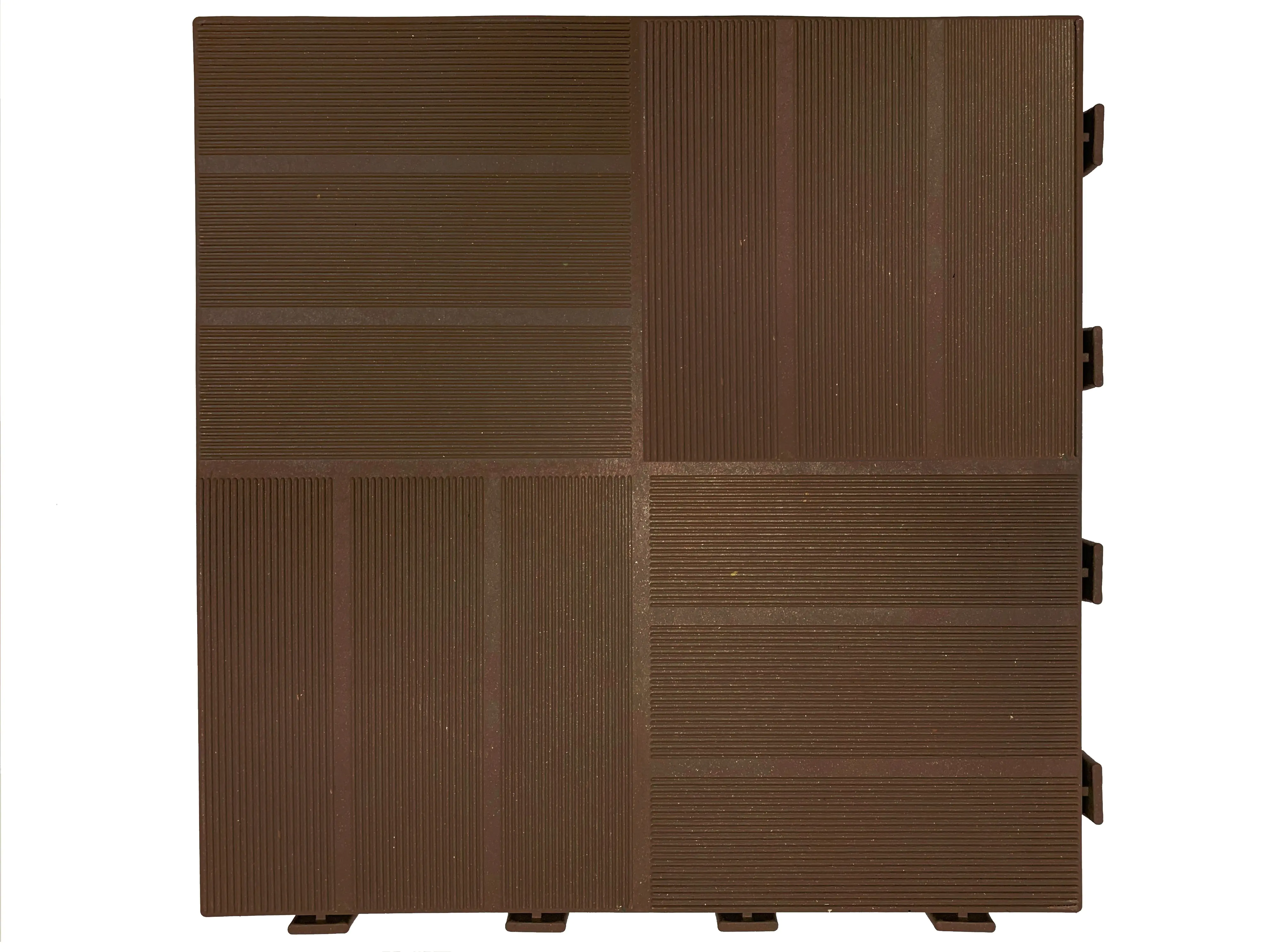 ONEK WPC-Klickfliese braun 40 x 40 x 4,5 cm 1 Stück