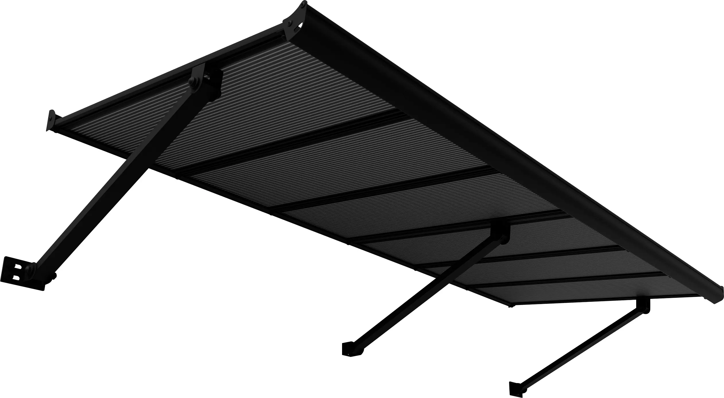 Canopia Vordach Augustine 222 x 90,5 cm grau 