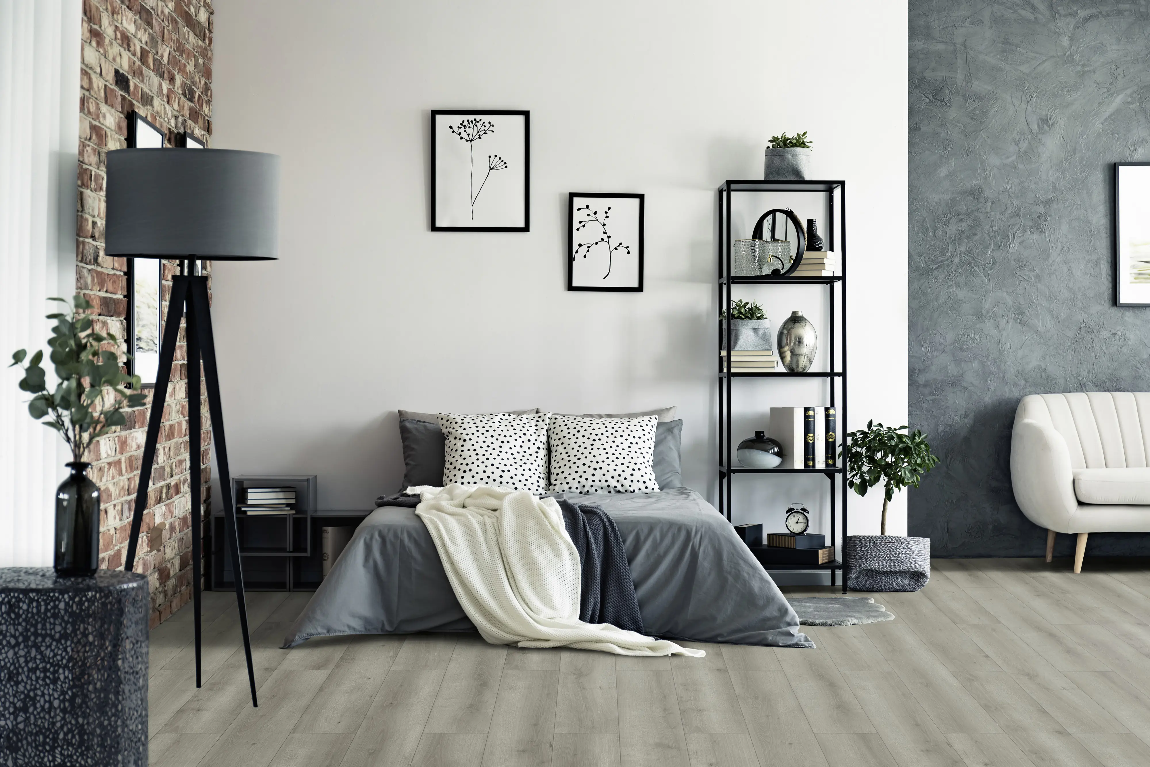 Classen Laminat Megaloc Aquaprotect Oak grey brown