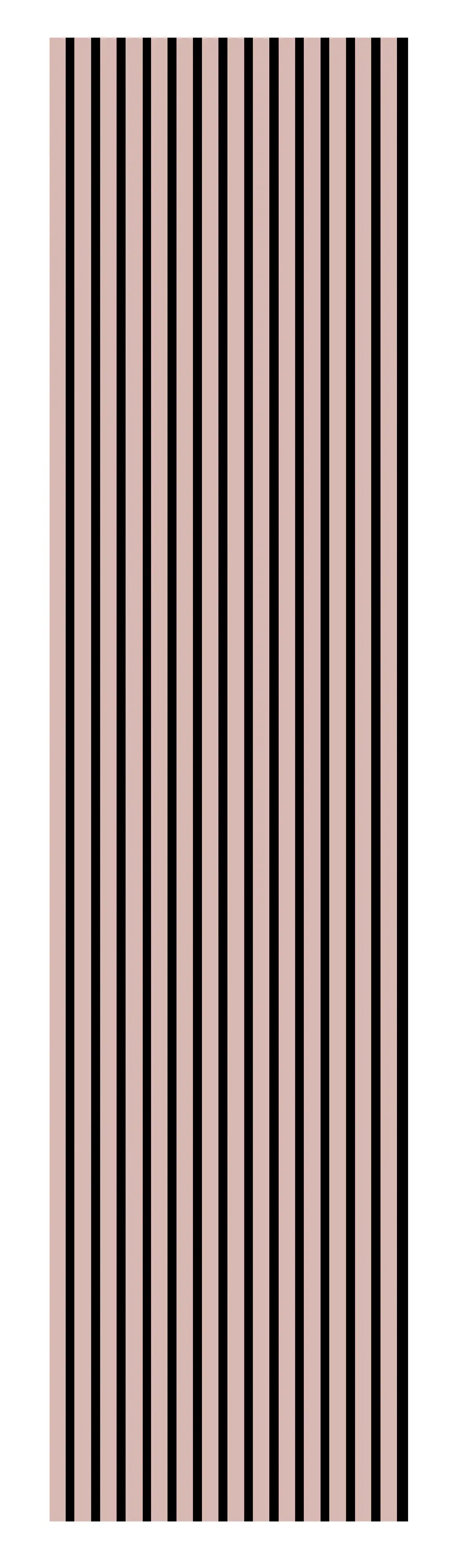 Neuhofer Akustikpaneele 267 x 57,25 x 1,9 cm Altrosa foliert