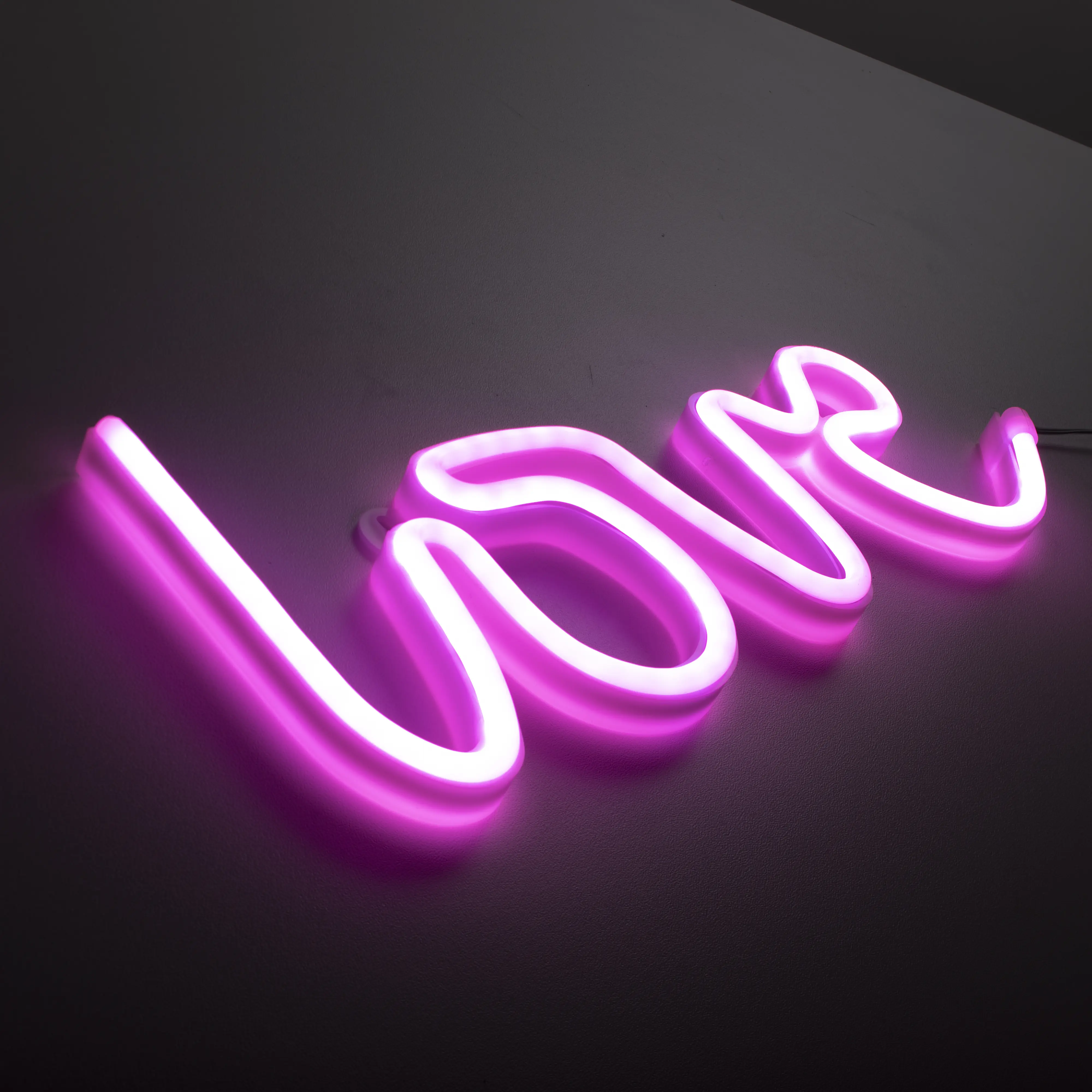 Just light LED Dekoleuchte Love 12,5 x 2 x 34,5 cm