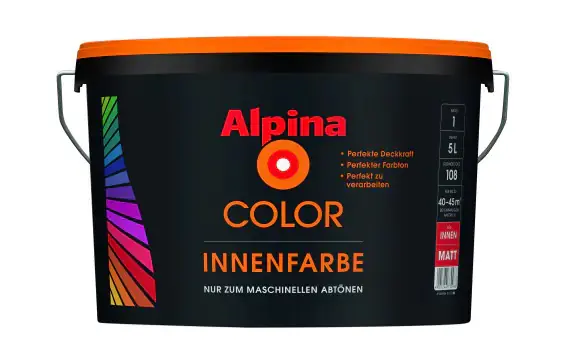 Alpina Color Wandfarbe matt konservierungsmittelfrei - jetzt Farbton mischen