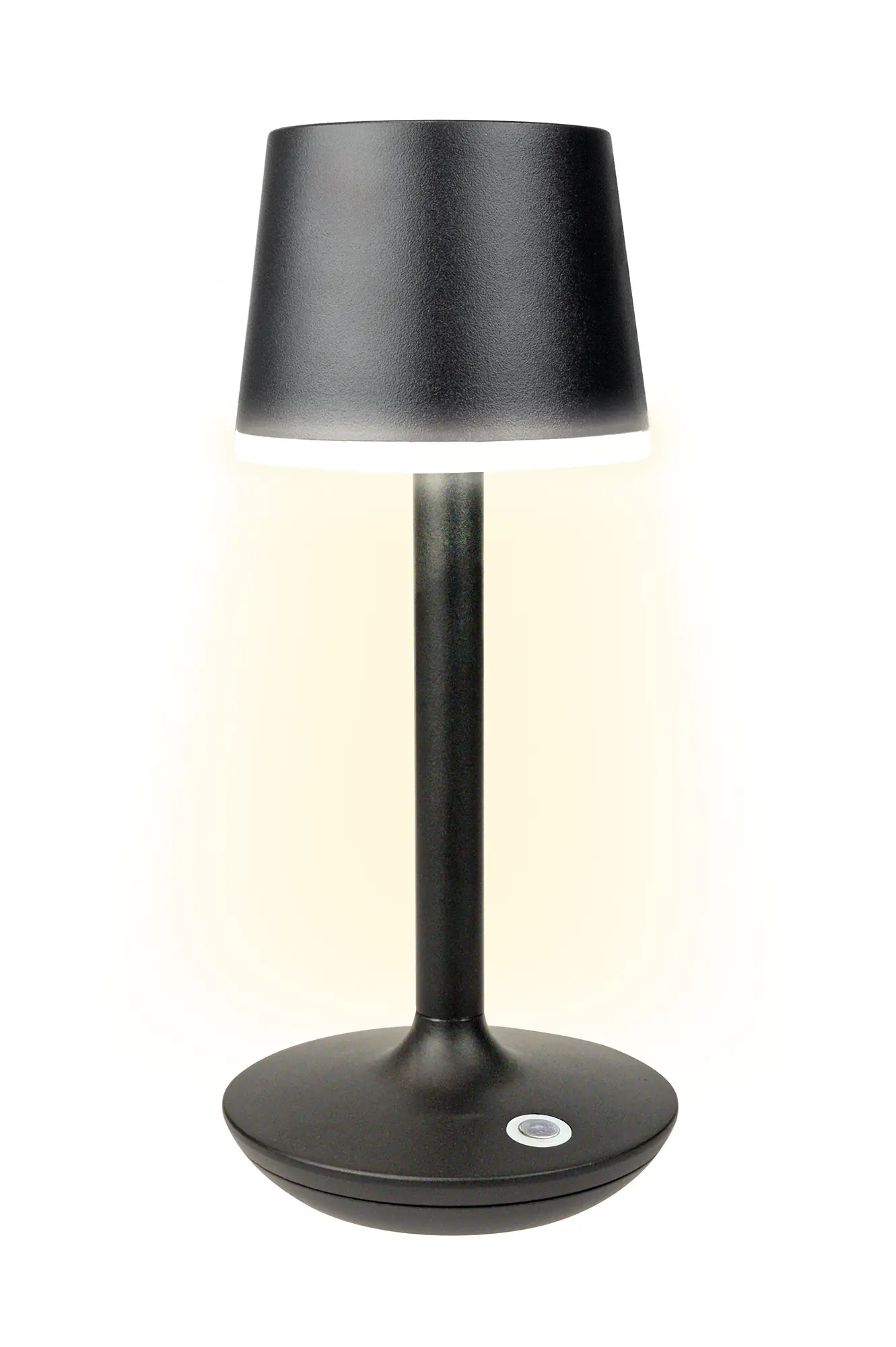 Schwaiger Akku LED Tischleuchten TILA3003 mit Ladeplatte schwarz 3er-Set
