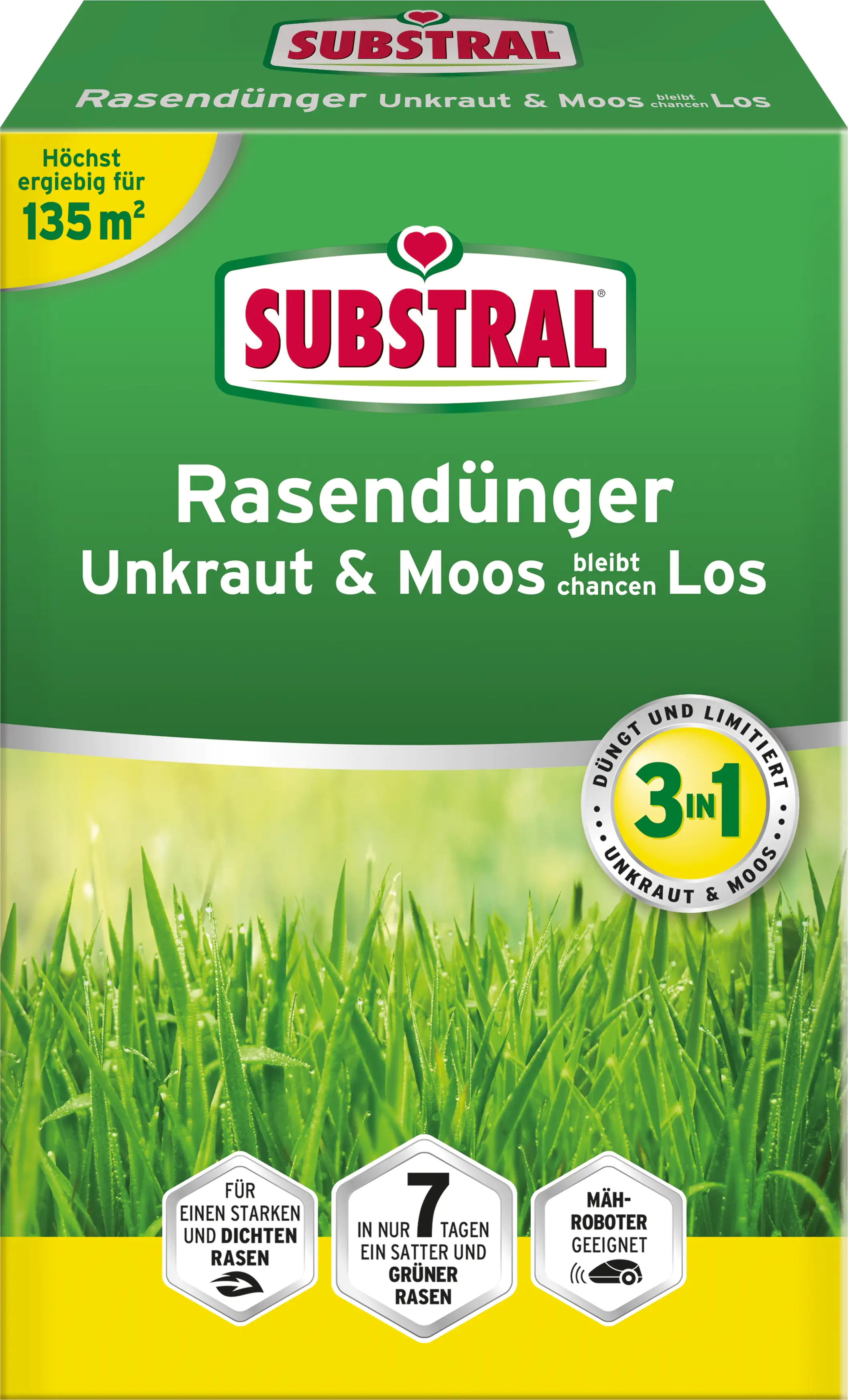 Substral Rasendünger Unkraut und Moos bleibt chancenLos 4 kg
