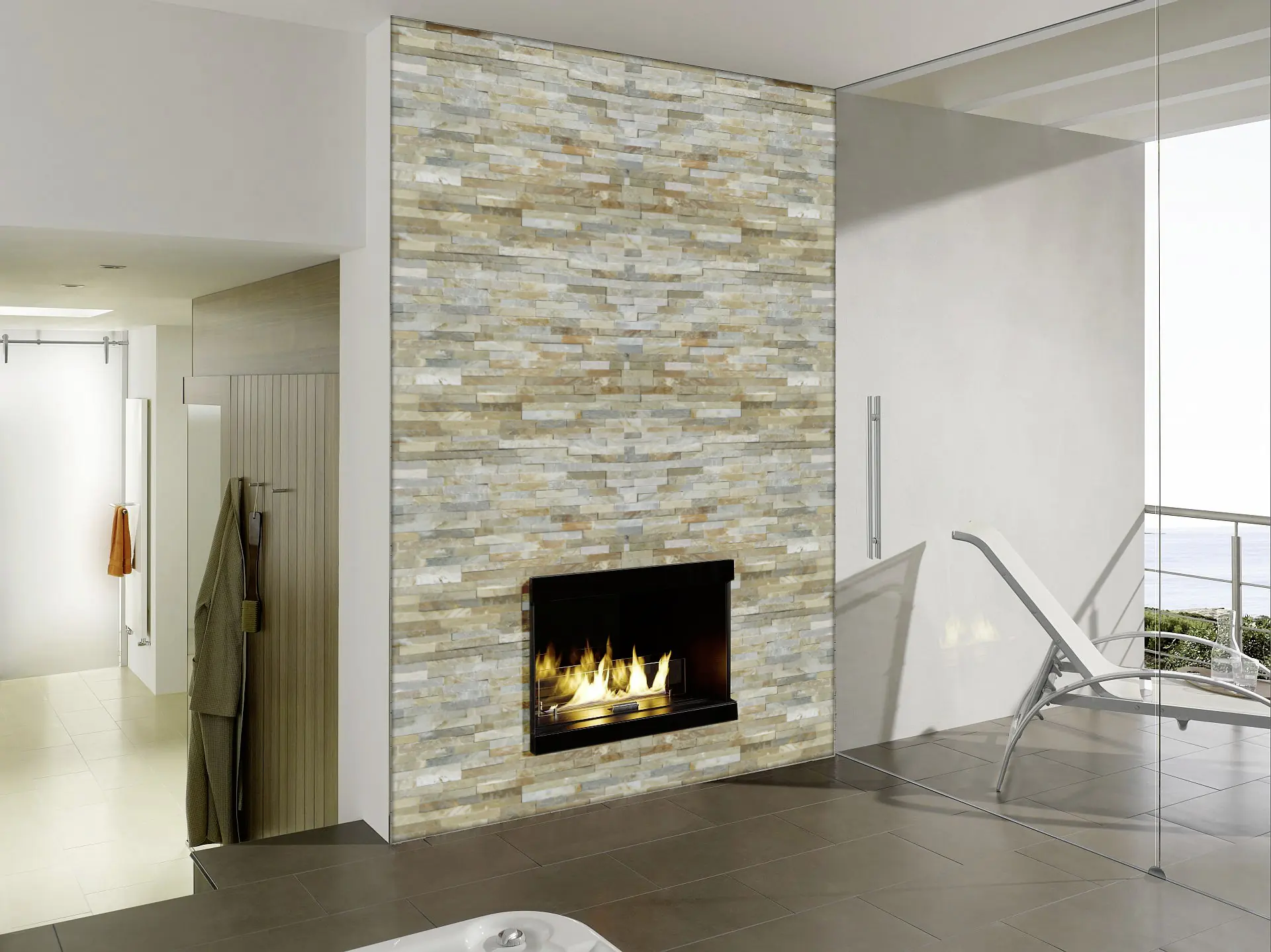 Verblendstein natur 40 x 10 cm beige