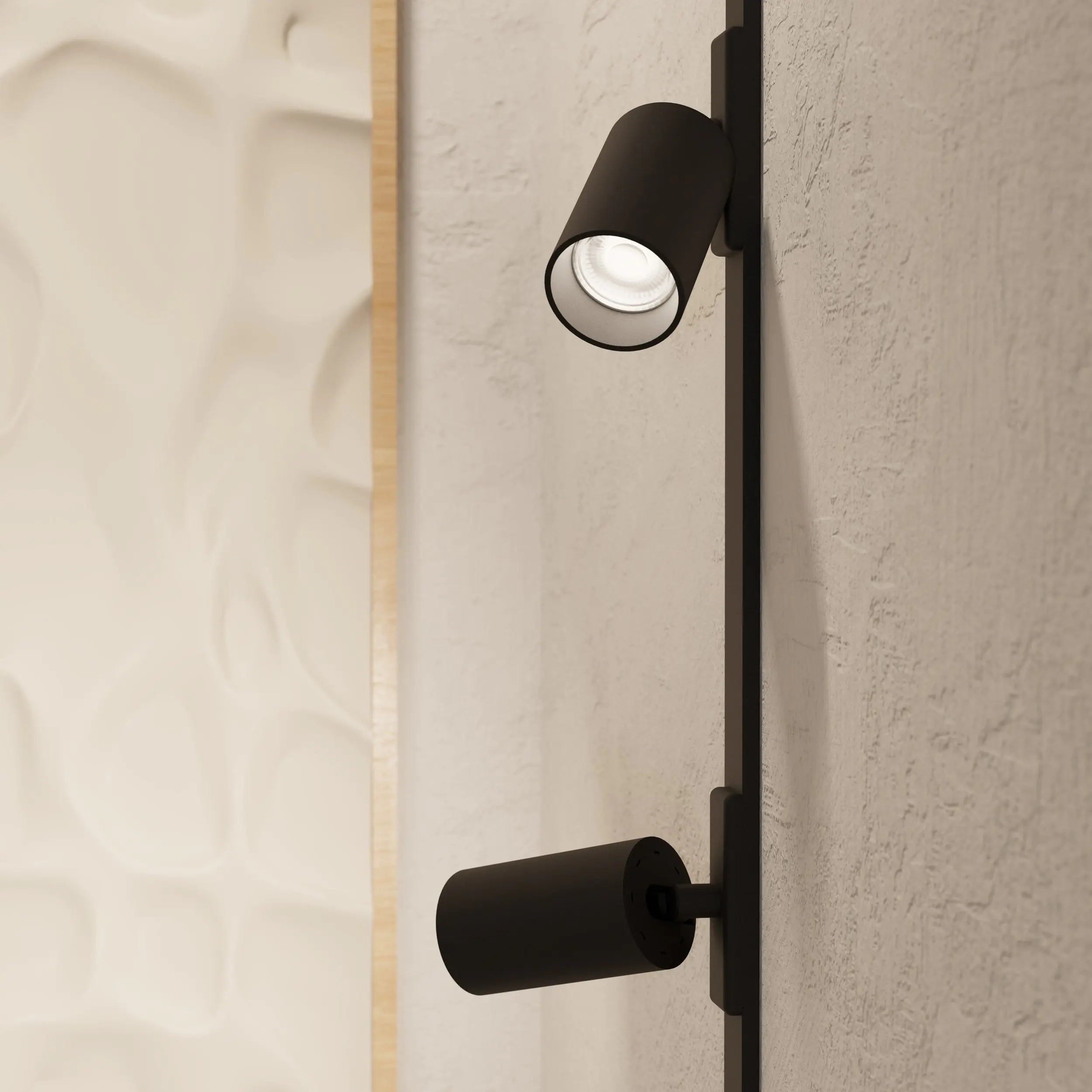 Eglo LED Spot TPLUIS SLIM 6W, Kunststoff schwarz (inkl.  lm)