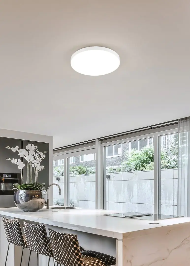 Reality Leuchten LED Deckenleuchte SPICA weiß 18 W