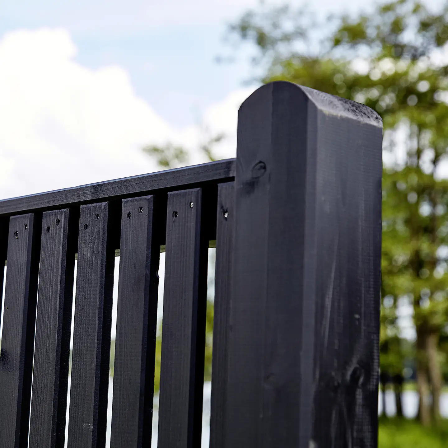 Plus Zaun Sendai 180 x 180 cm RAL 9005 Schwarz