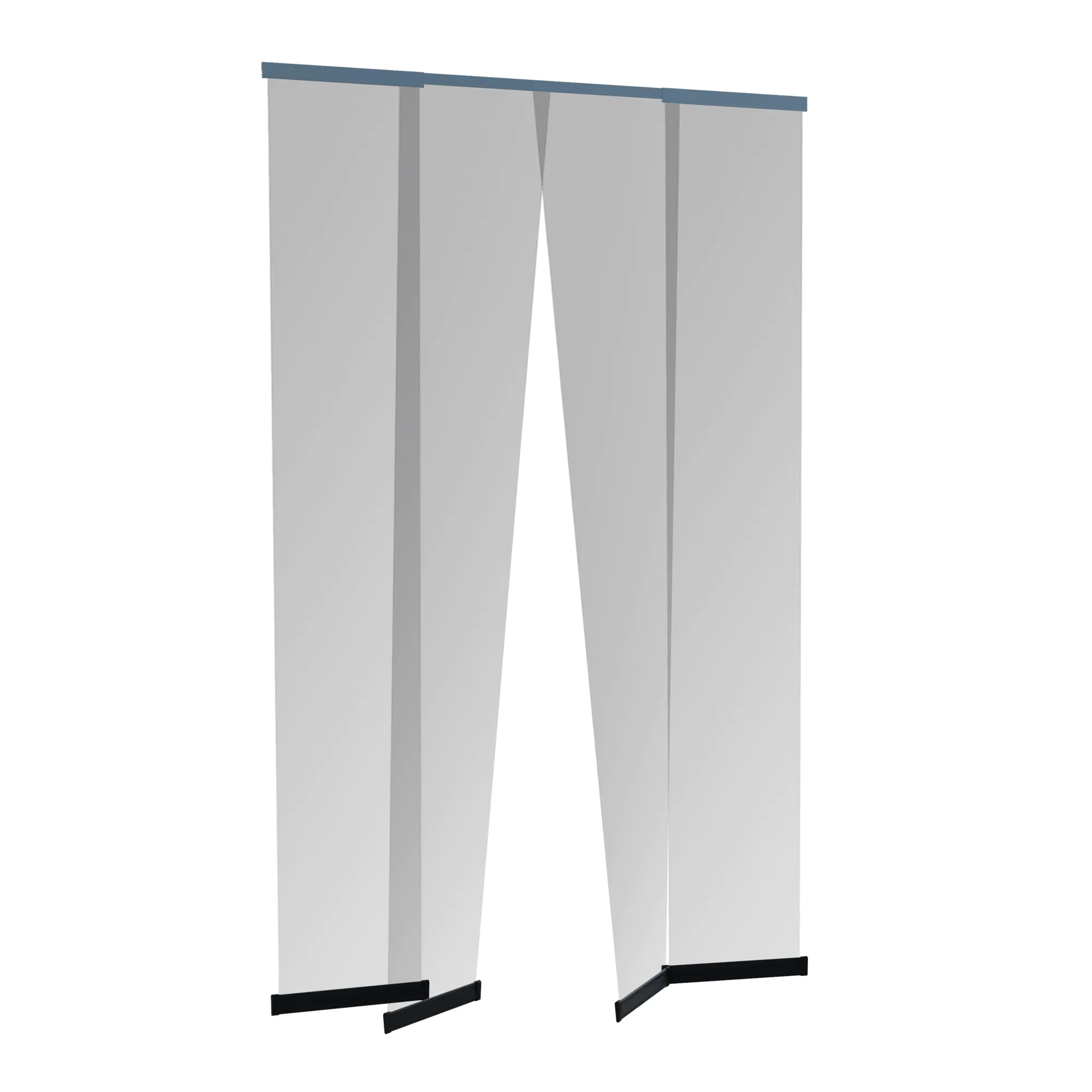 Primaster Fliegenschutz-Türvorhang Teleskop Alu 120 x 250 cm anthrazit 