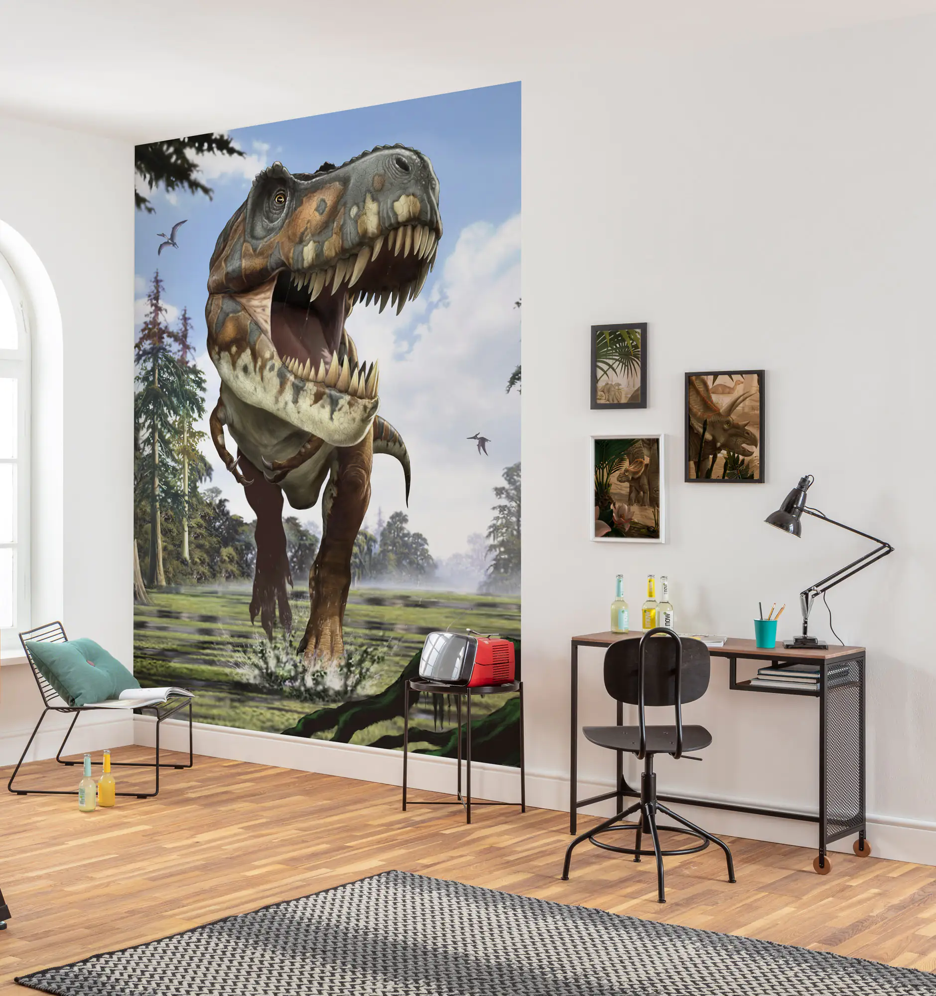 Komar Vlies Fototapete Tyrannosaurus Rex 184 x 248 cm 
