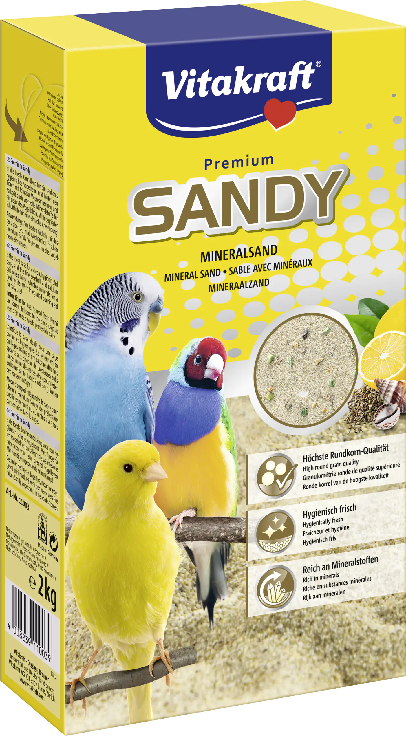 Vitakraft Premium Sandy Mineralsand 2 kg