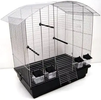 Ollesch Vogelheim Ula chrom schwarz 70 X 42,5 X 69 cm