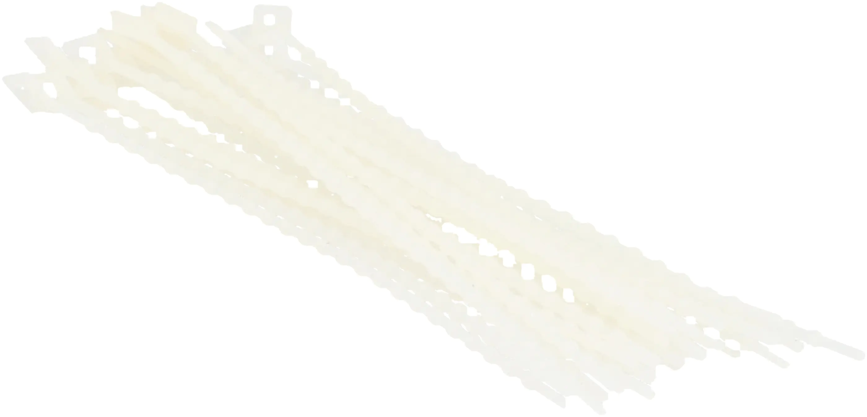 Knotenbinder 150 mm, wiederlösbar, 25 Stück, transparent