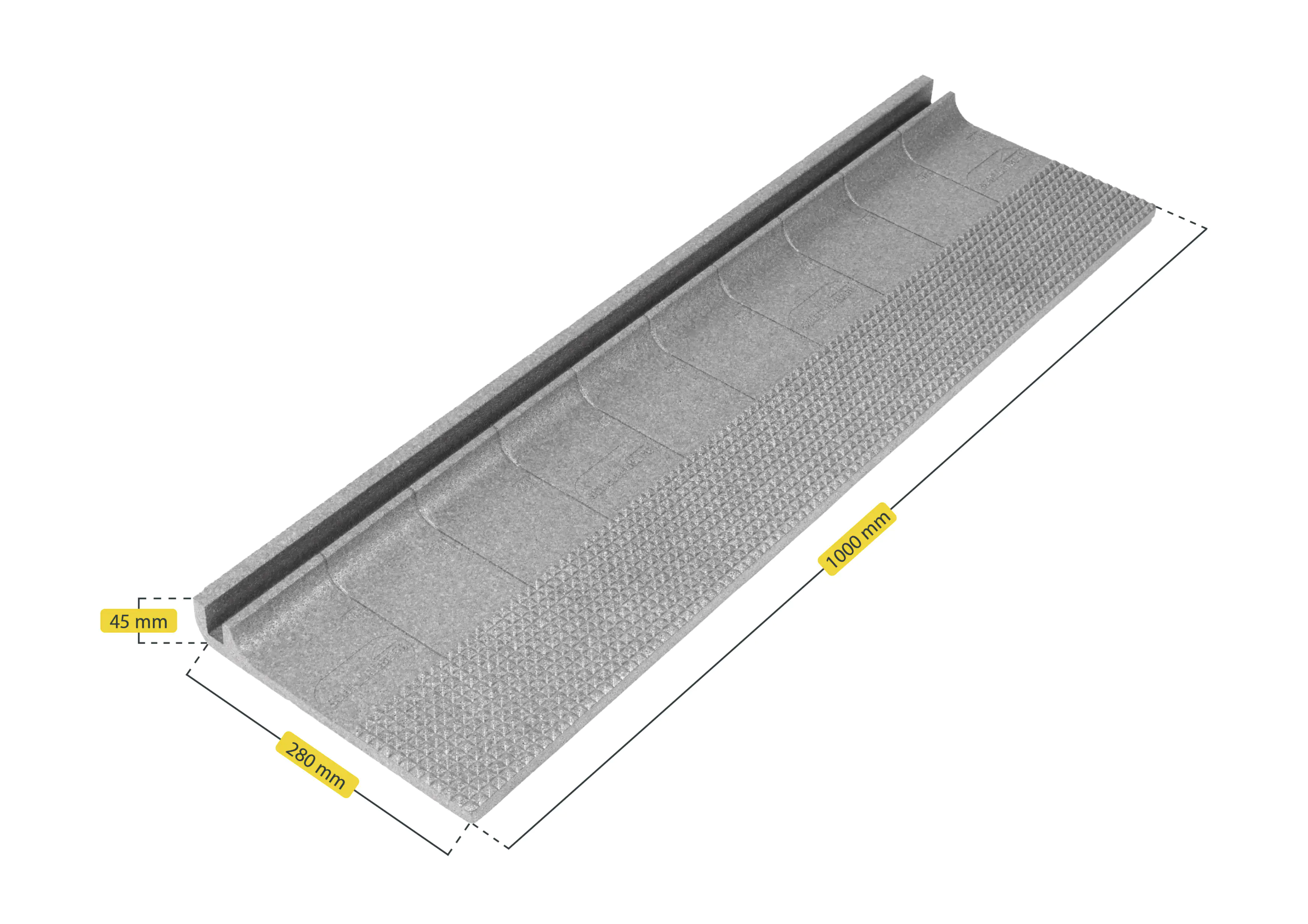 Schellenberg Rollladenkasten-Dämmung 3-teilig 100x28x1,3 cm
