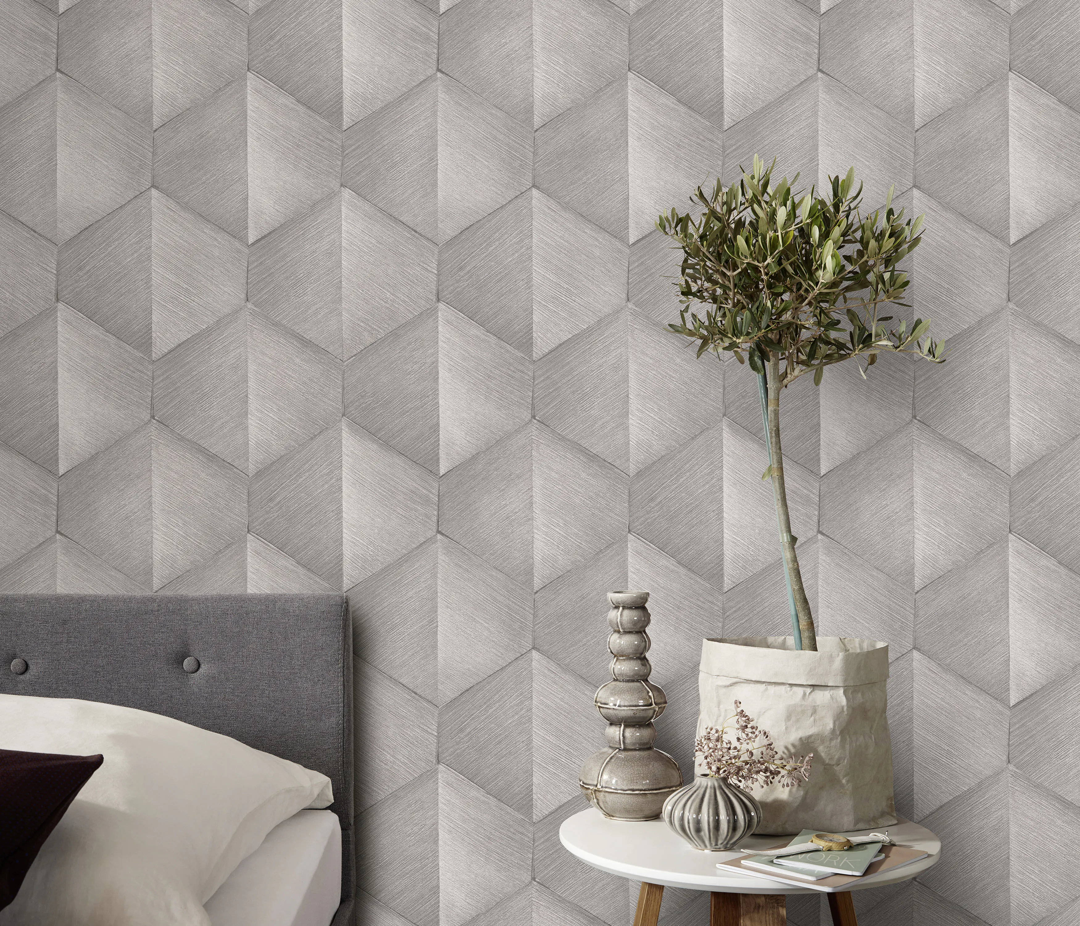 Erismann Vliestapete Grafisch taupe 10,05 x 0,53 m