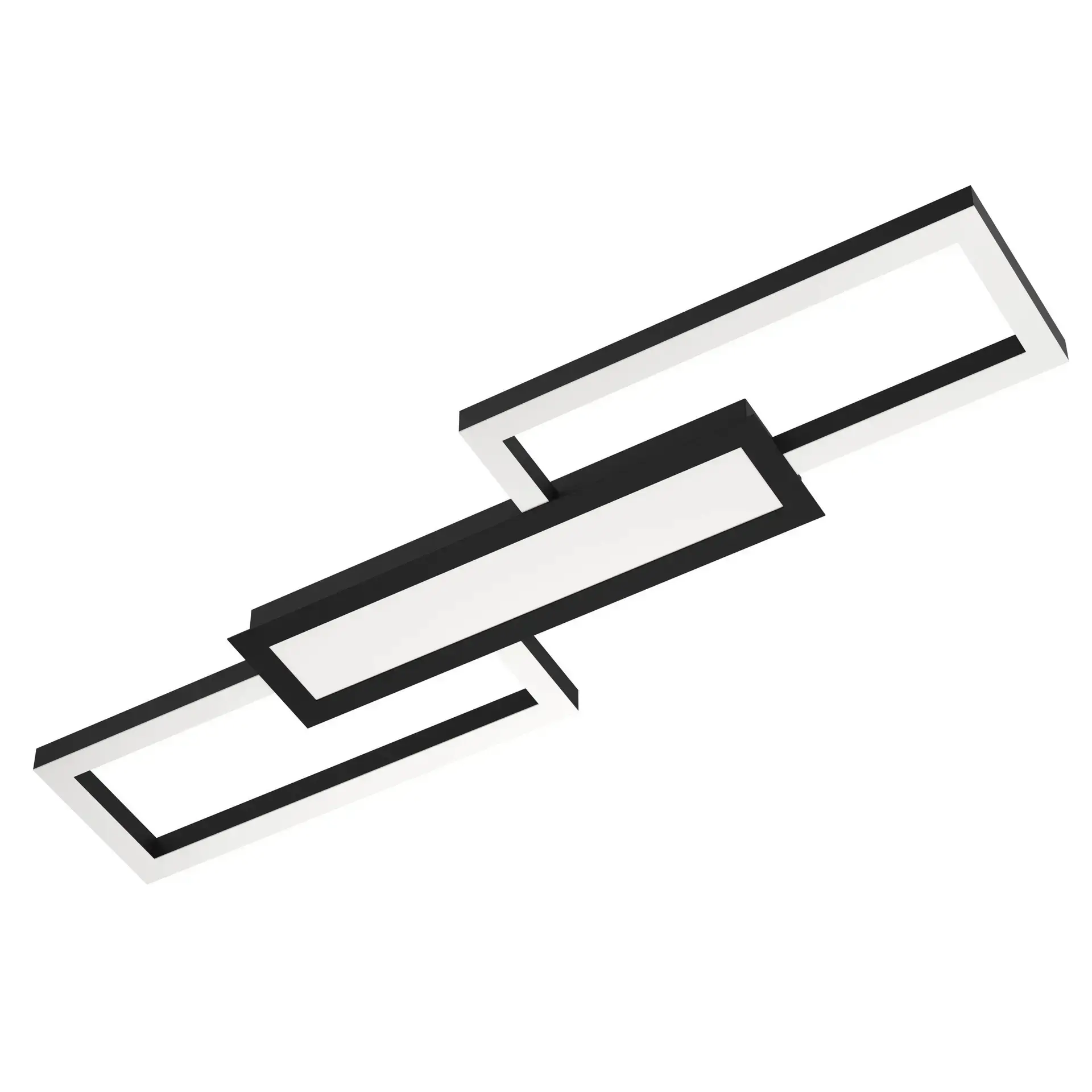 Eglo LED Deckenleuchte Fomento schwarz 78 x 26 cm warmweiß-kaltweiß