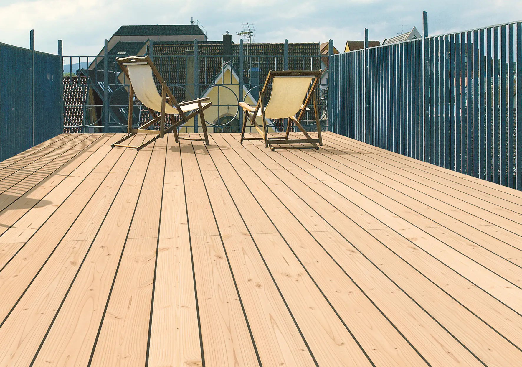 Universaldiele Douglasie 200 cm 95 x 19 mm glatt fein