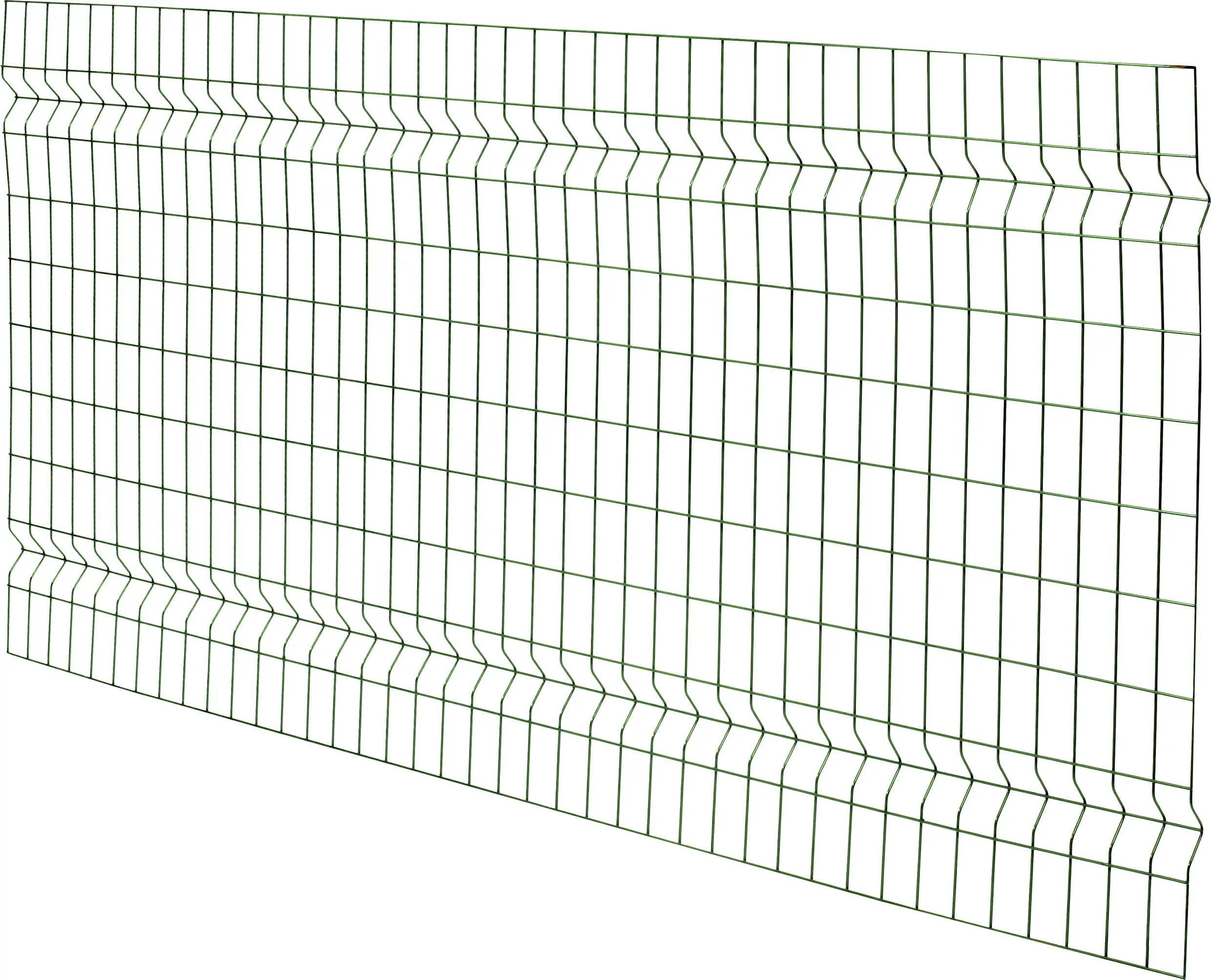 Floraworld Einstabmatten-Zaun Standard 3D 200 x 80 cm moosgrün
