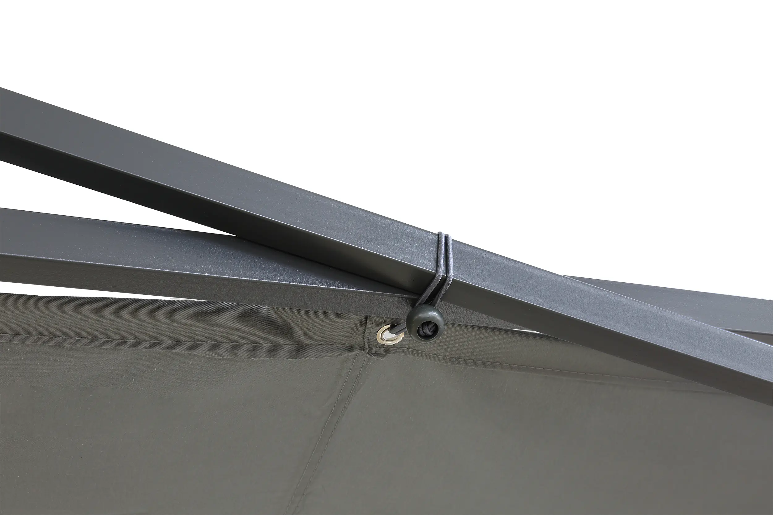 Tepro Sonnensegel mit Gestell Austin rechteckig 280 x 280 cm anthrazit