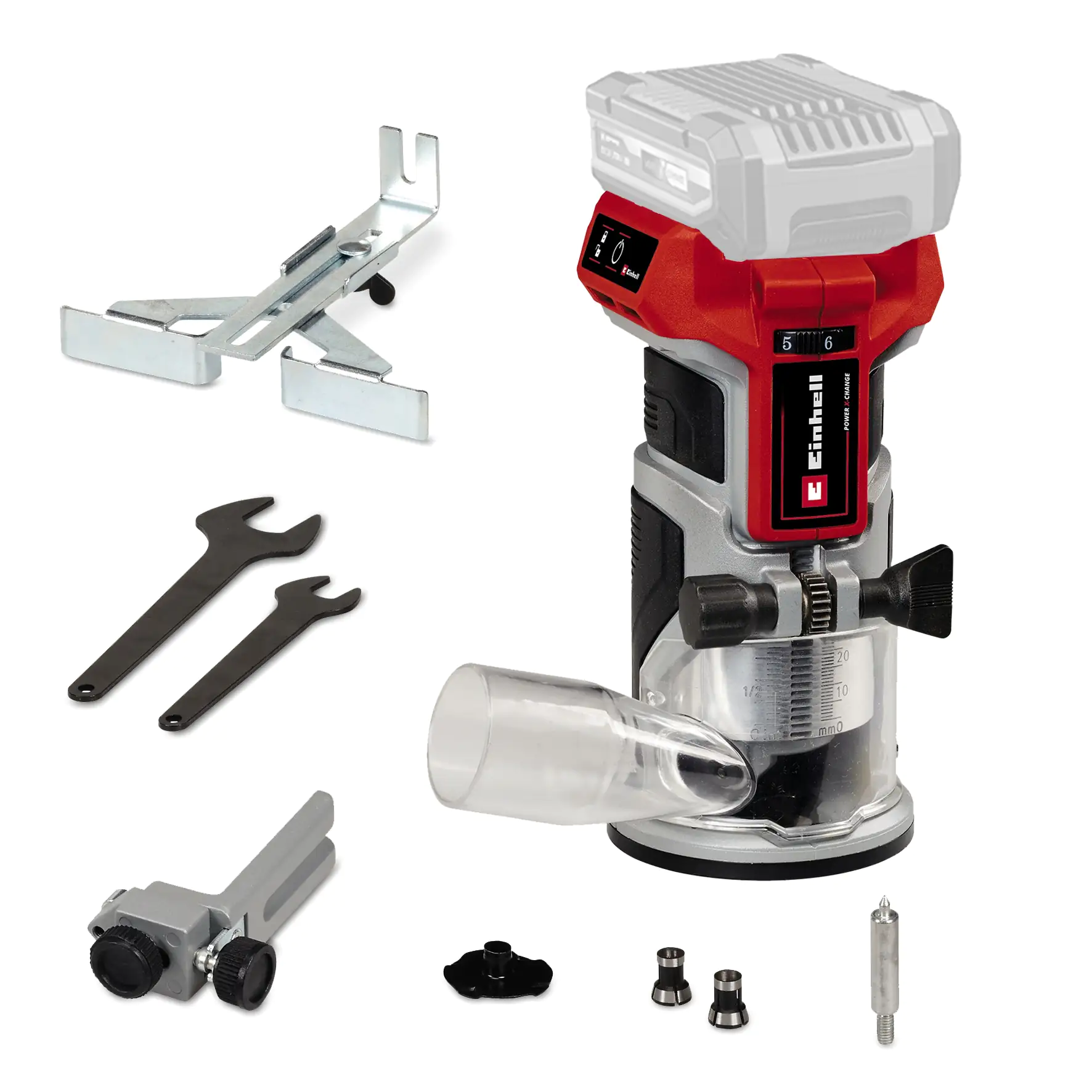 Einhell Professional Akku-Kantenfräse TP-ET 18 Li BL Solo 18 V
