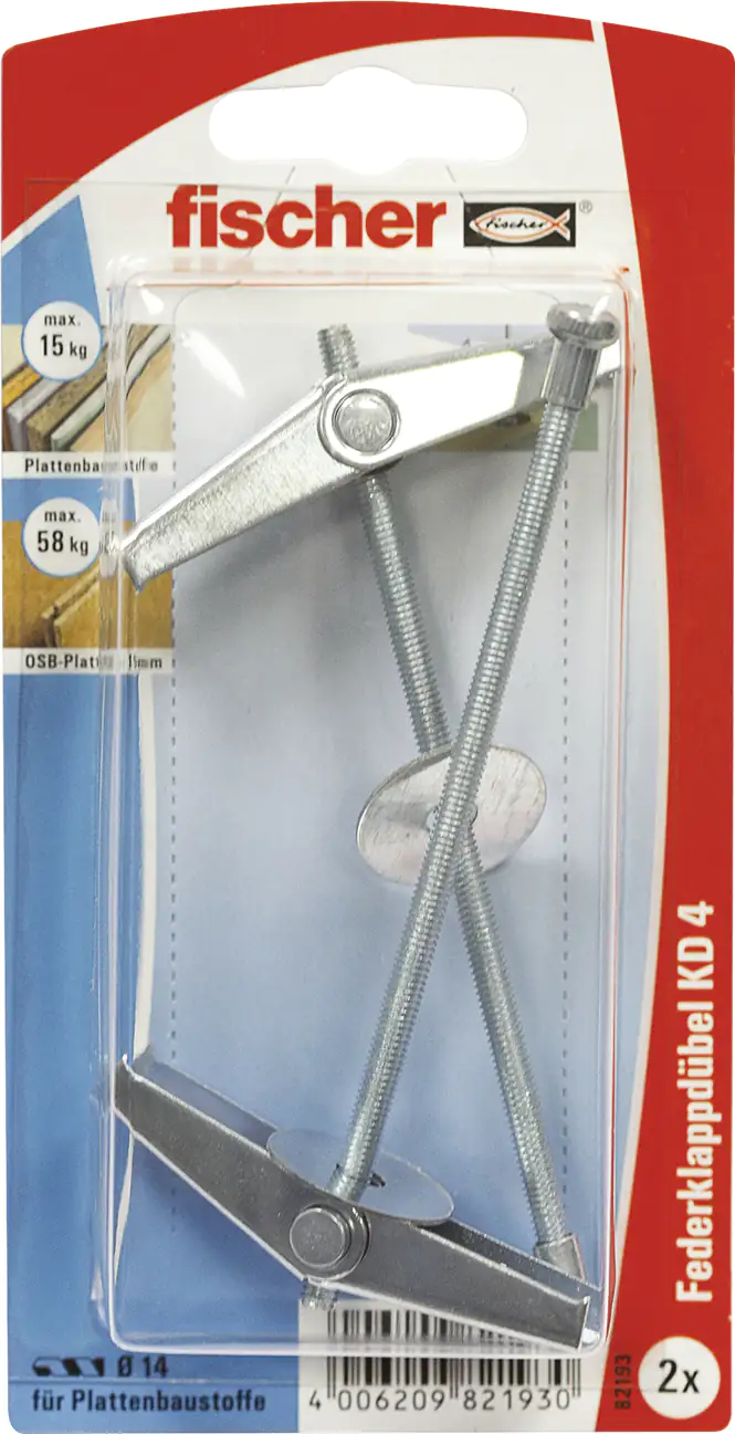 Fischer Kippdübel KD 14.0 x 105 mm - 2 Stück