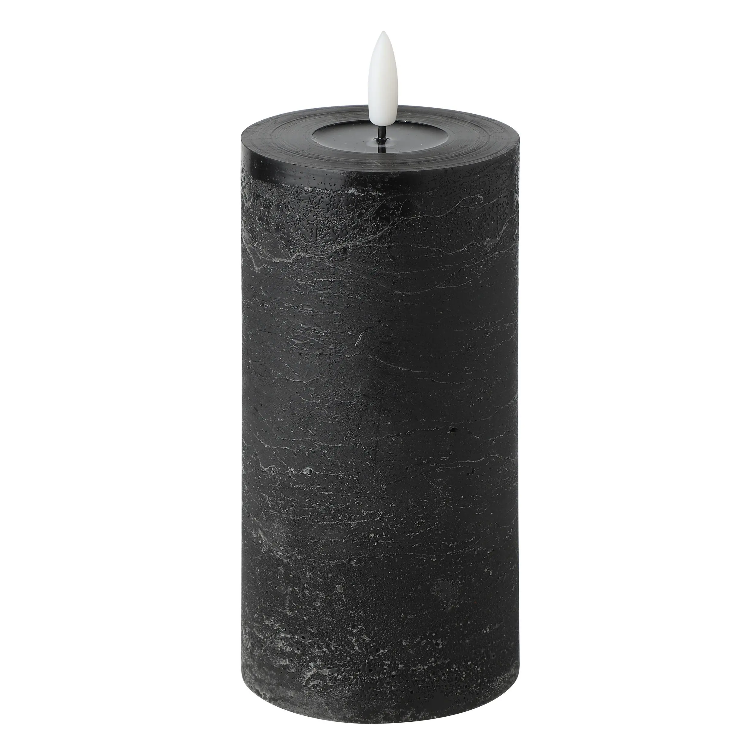 Eglo LED Kerze Leskino warmweiß 15 x Ø 7,5 cm schwarz 