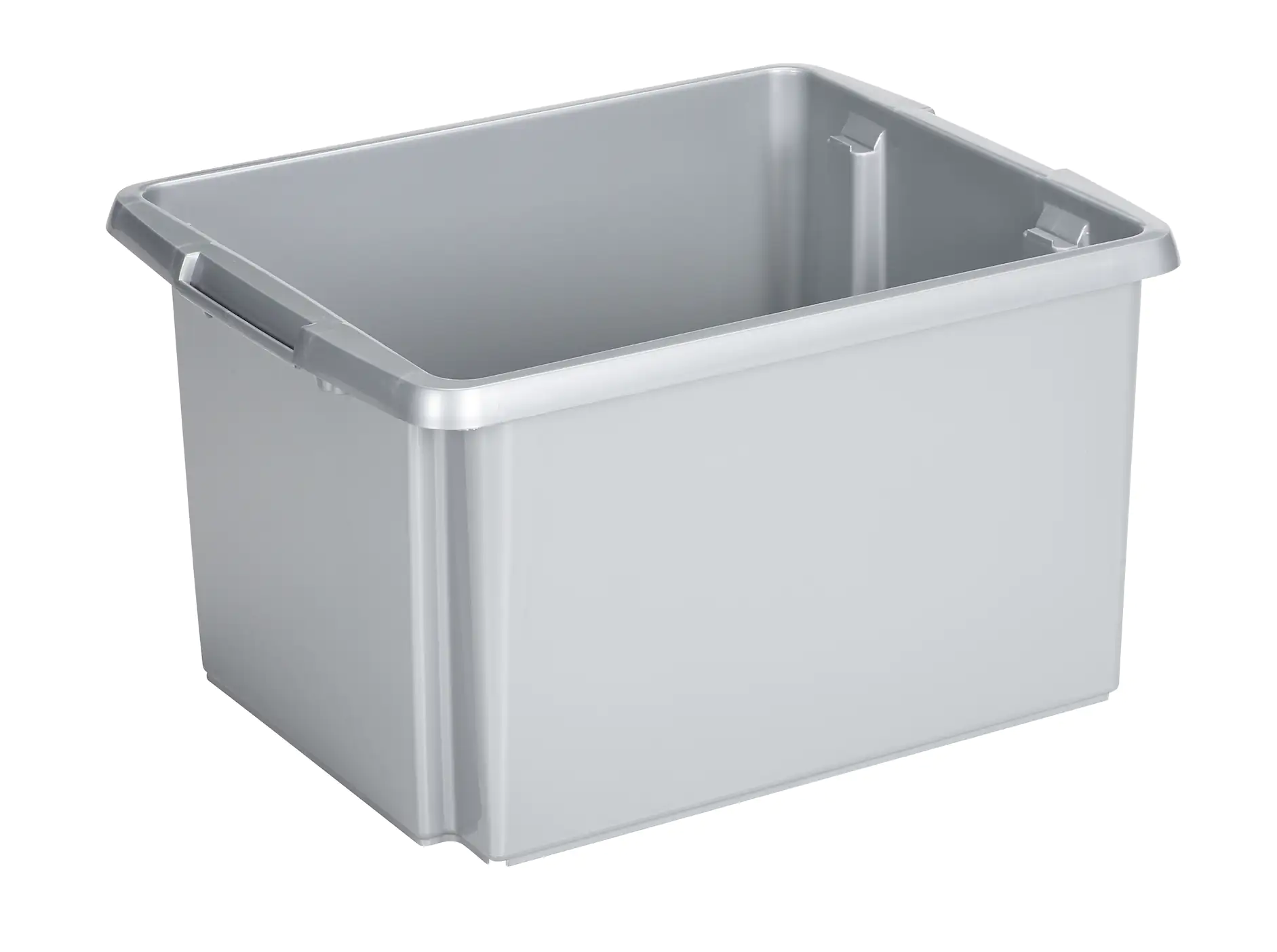 Sunware Drehstapel-Box Nesta 32 L silber 45,5 x 36 x 24 cm