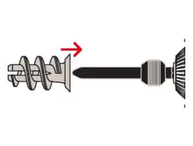 Fischer Gipskartondübel GK S 22 mm - 5 Stück