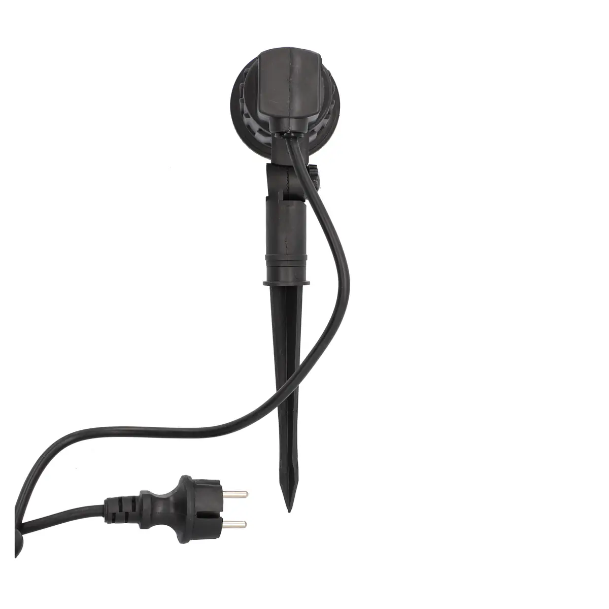 Unitec LED-Wegeleuchte mit Erdspieß 1,5 m schwarz