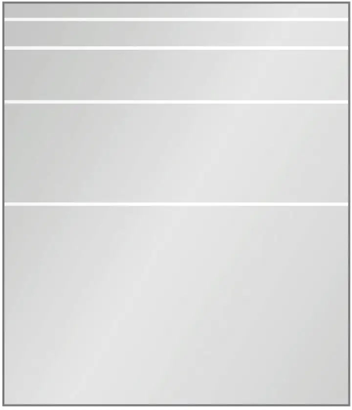 Ambiente Glaszaun Dekor 81 103 x 120 cm gehärtetes 8 mm Glas